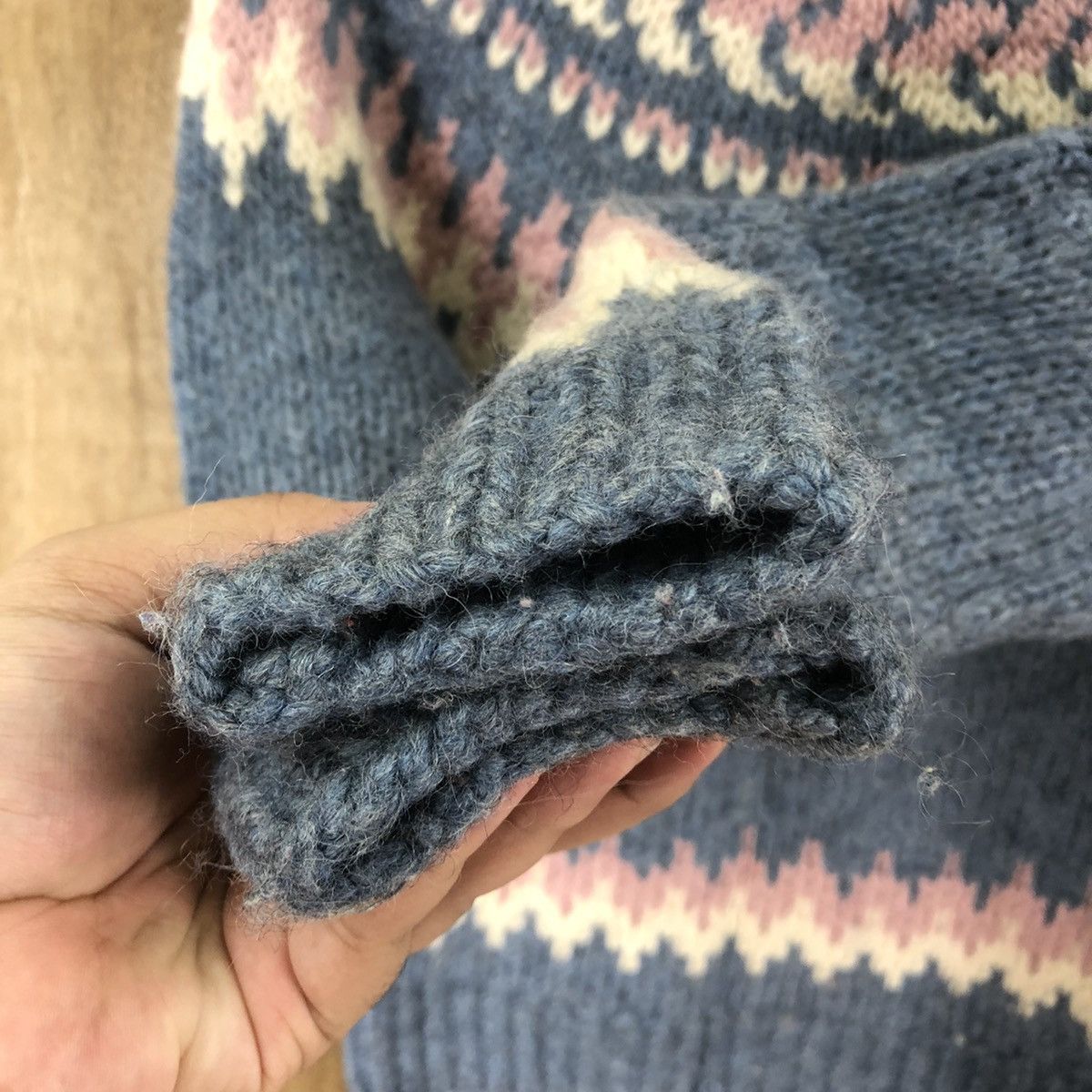 Aran Isles Knitwear Japanese Brand Navajo Handmade Knitwear #010 Size US M / EU 48-50 / 2 - 4 Thumbnail