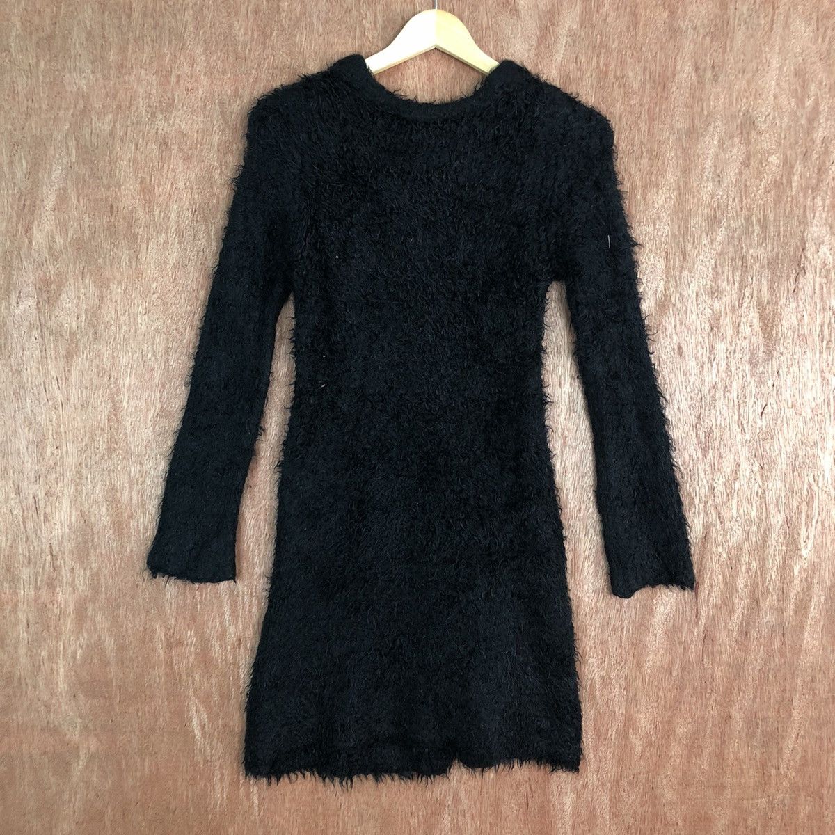 Aran Isles Knitwear × Homespun Knitwear Japan Black Mohair long cardigan Knitwear Size US M / EU 48-50 / 2 - 10 Thumbnail