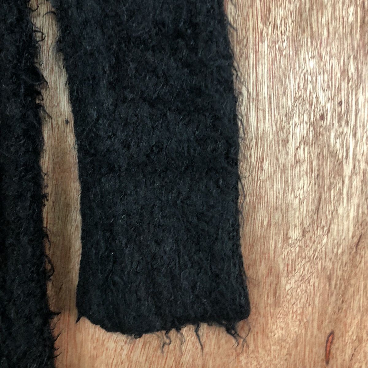 Aran Isles Knitwear × Homespun Knitwear Japan Black Mohair long cardigan Knitwear Size US M / EU 48-50 / 2 - 6 Thumbnail