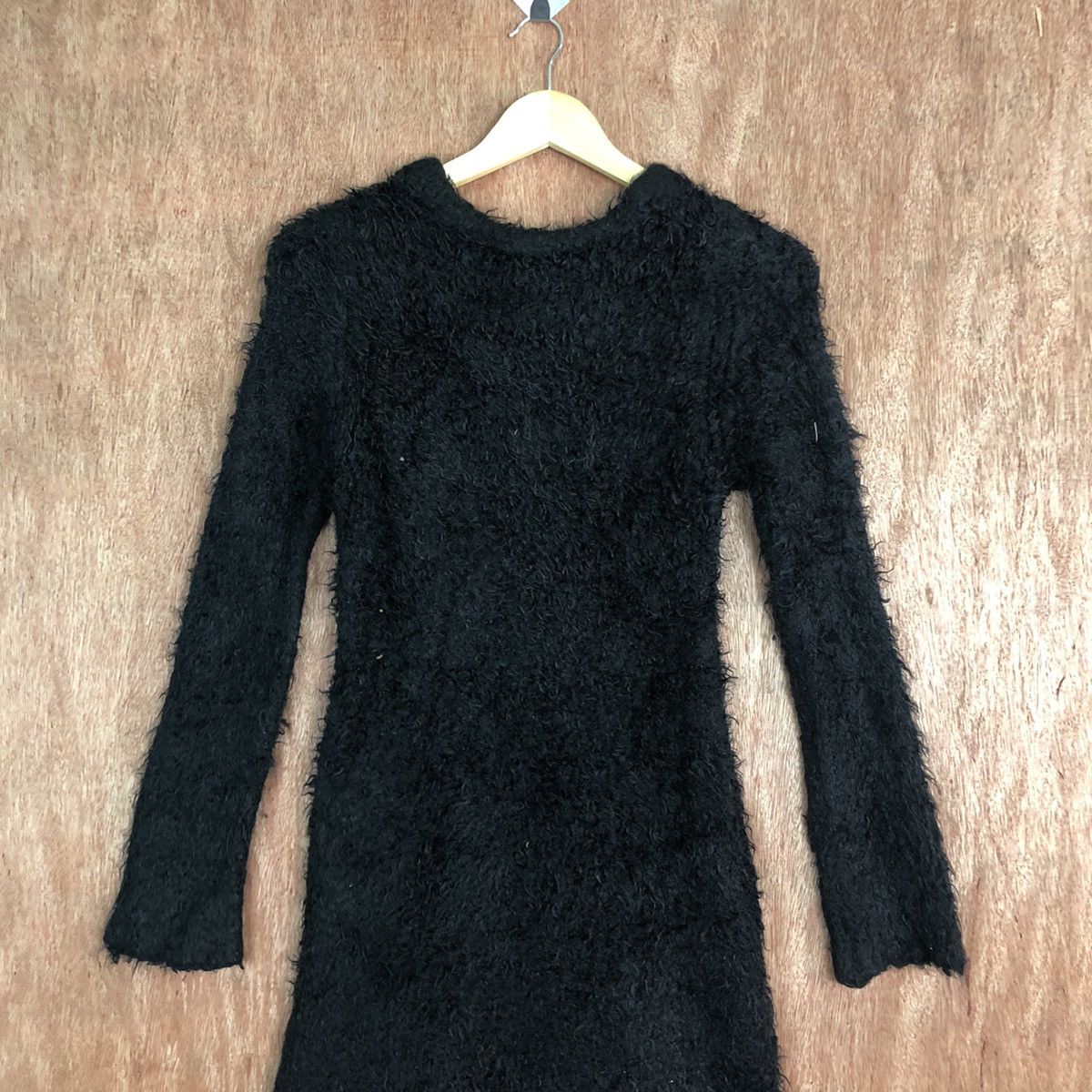 Aran Isles Knitwear × Homespun Knitwear Japan Black Mohair long cardigan Knitwear Size US M / EU 48-50 / 2 - 11 Thumbnail