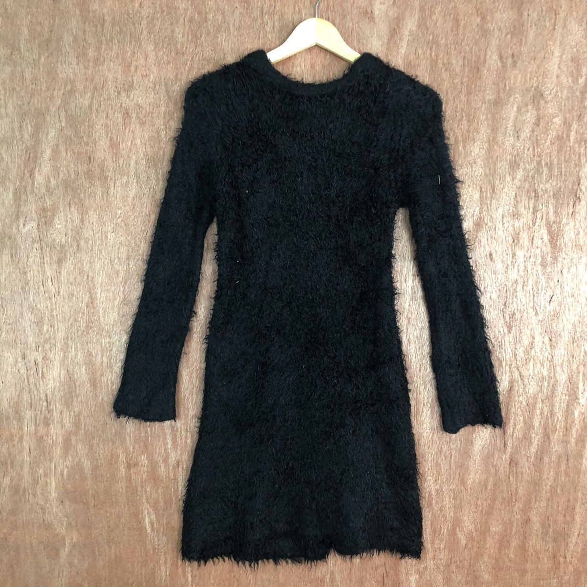 Aran Isles Knitwear × Homespun Knitwear Japan Black Mohair long cardigan Knitwear Size US M / EU 48-50 / 2 - 13 Thumbnail
