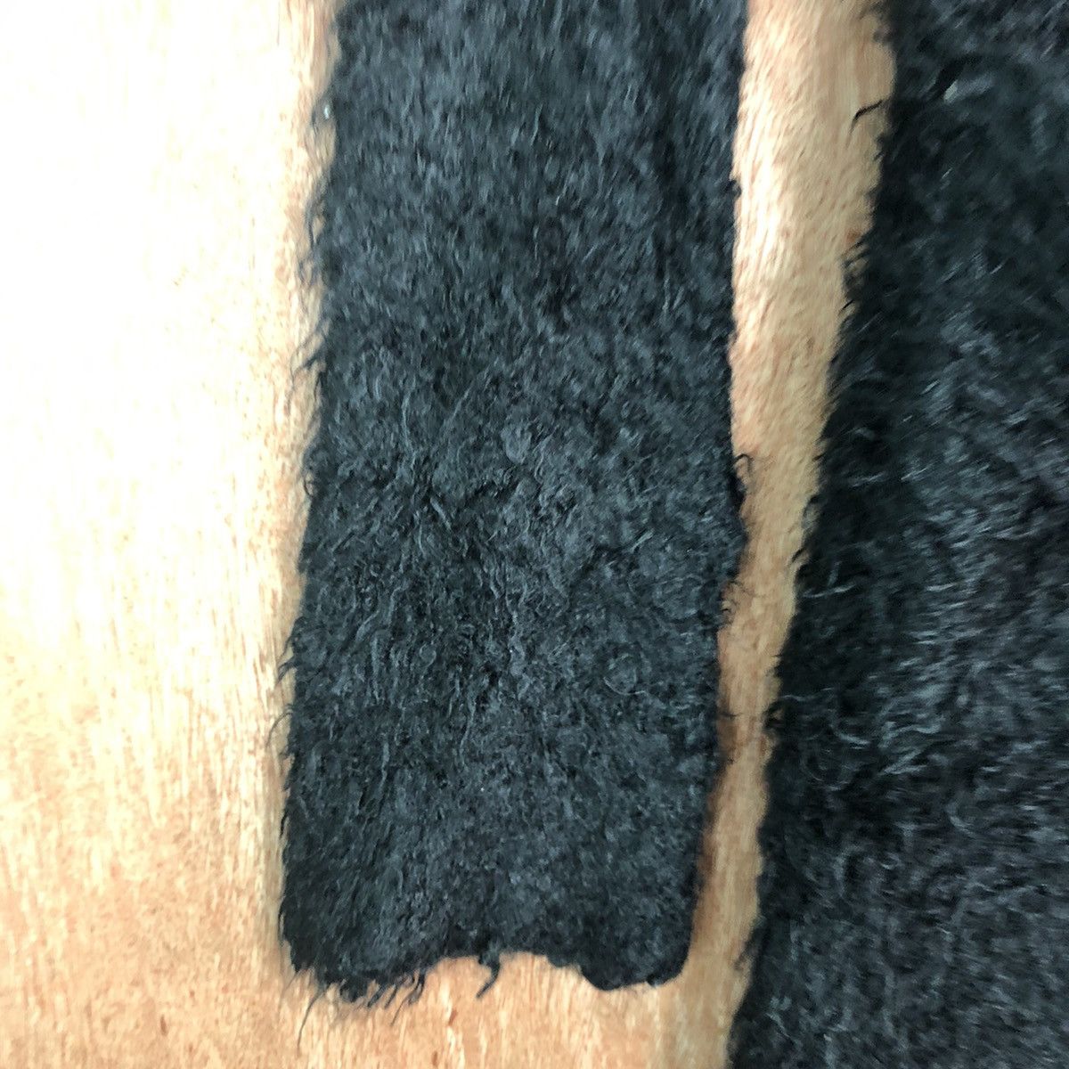 Aran Isles Knitwear × Homespun Knitwear Japan Black Mohair long cardigan Knitwear Size US M / EU 48-50 / 2 - 8 Thumbnail