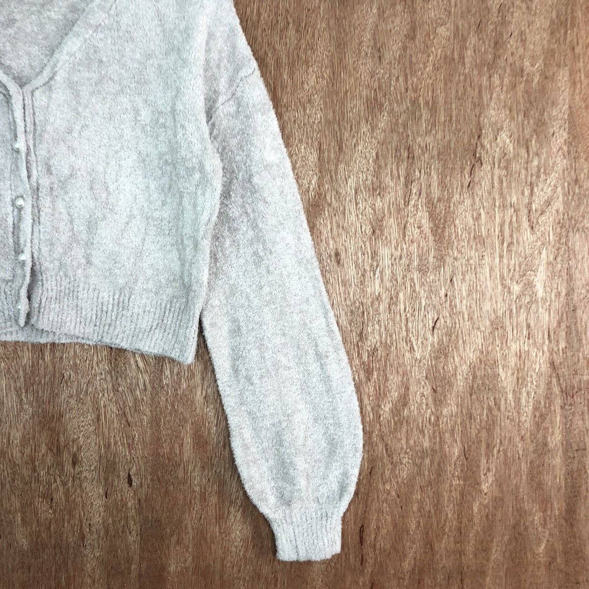 Japanese Brand VINTAGE Dazzlin Grey Mohair Cardigan Knitwear Size US M / EU 48-50 / 2 - 4 Thumbnail