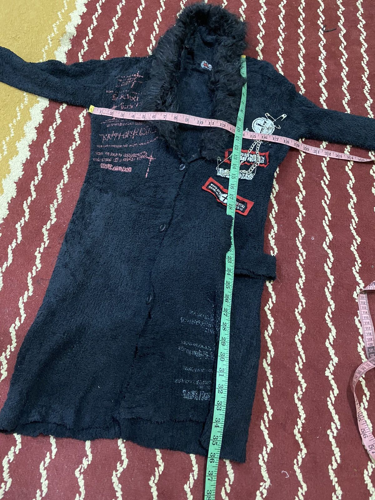 Designer × Seditionaries Steals💥 Mad Punks Cardigan Big Logo Skull Very Sexy Design Size M / US 6-8 / IT 42-44 - 7 Thumbnail