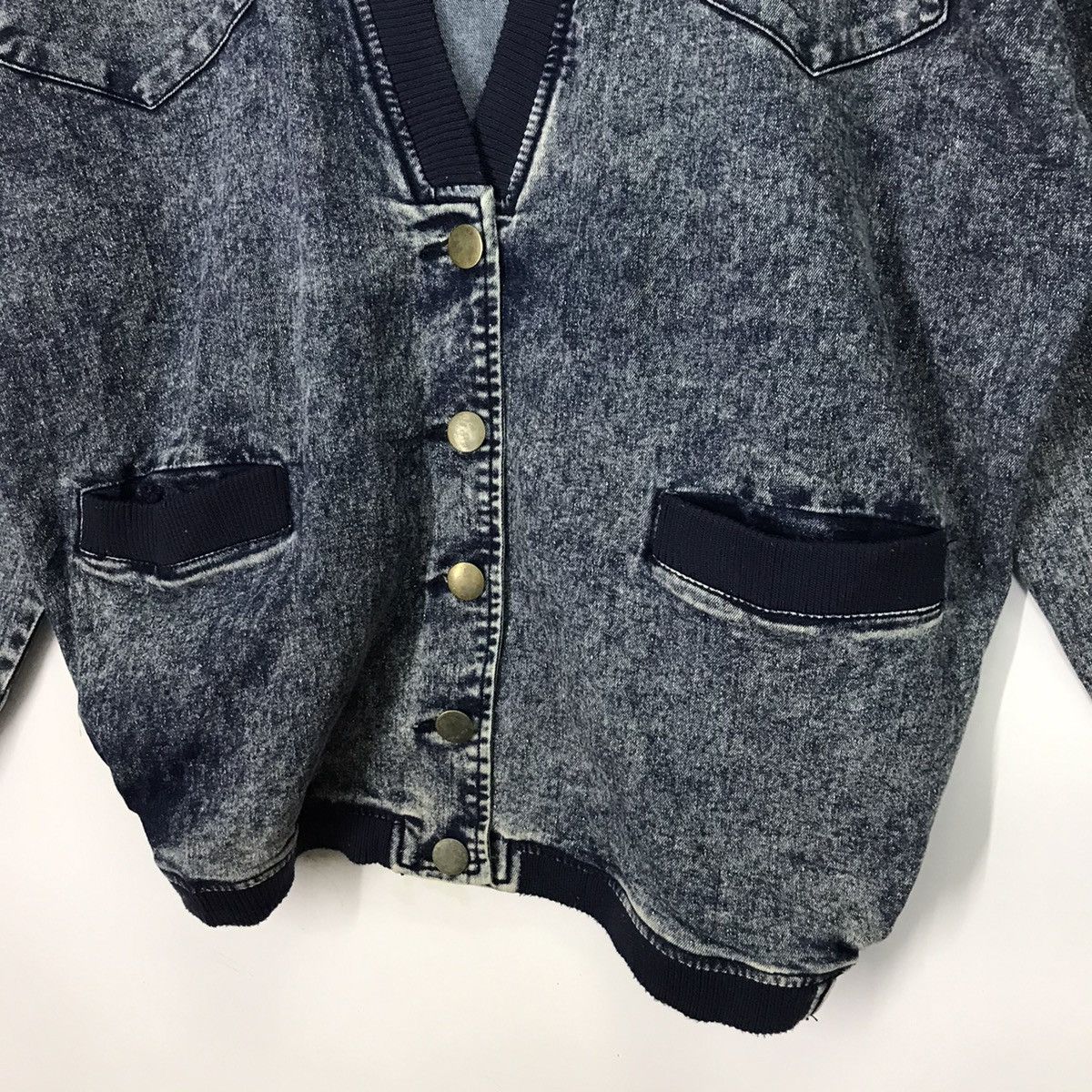 Japanese Brand Denim Cardigan denim style Size US L / EU 52-54 / 3 - 2 Thumbnail