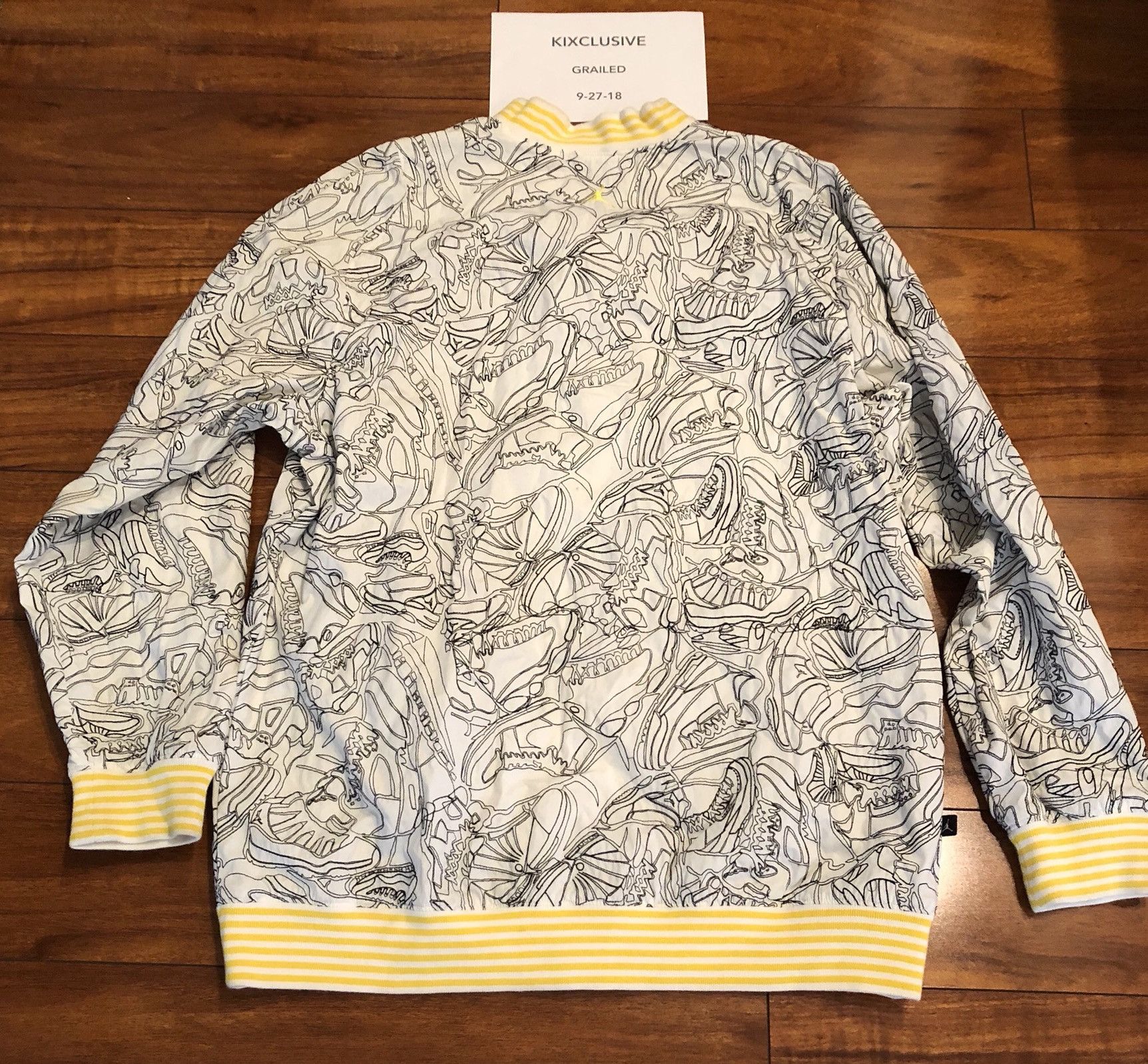 Jordan Brand AJ4 Lightning And Thunder Pack Jacket 2006 Size US XL / EU 56 / 4 - 2 Thumbnail