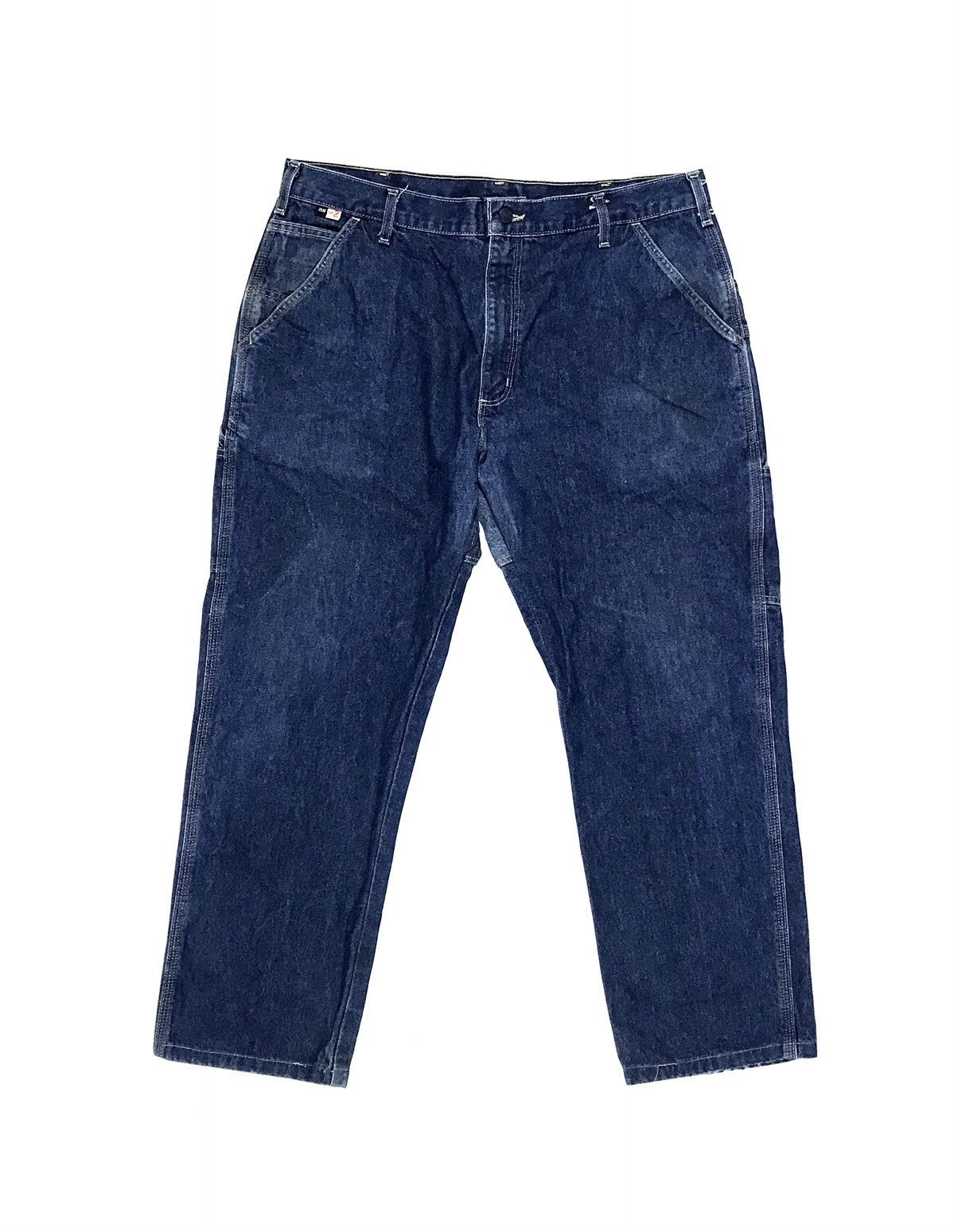 Carhartt × Vintage Vintage Carhartt FR Cat2 Denim Pants Size 38 X 30 Size US 38 / EU 54 - 5 Thumbnail