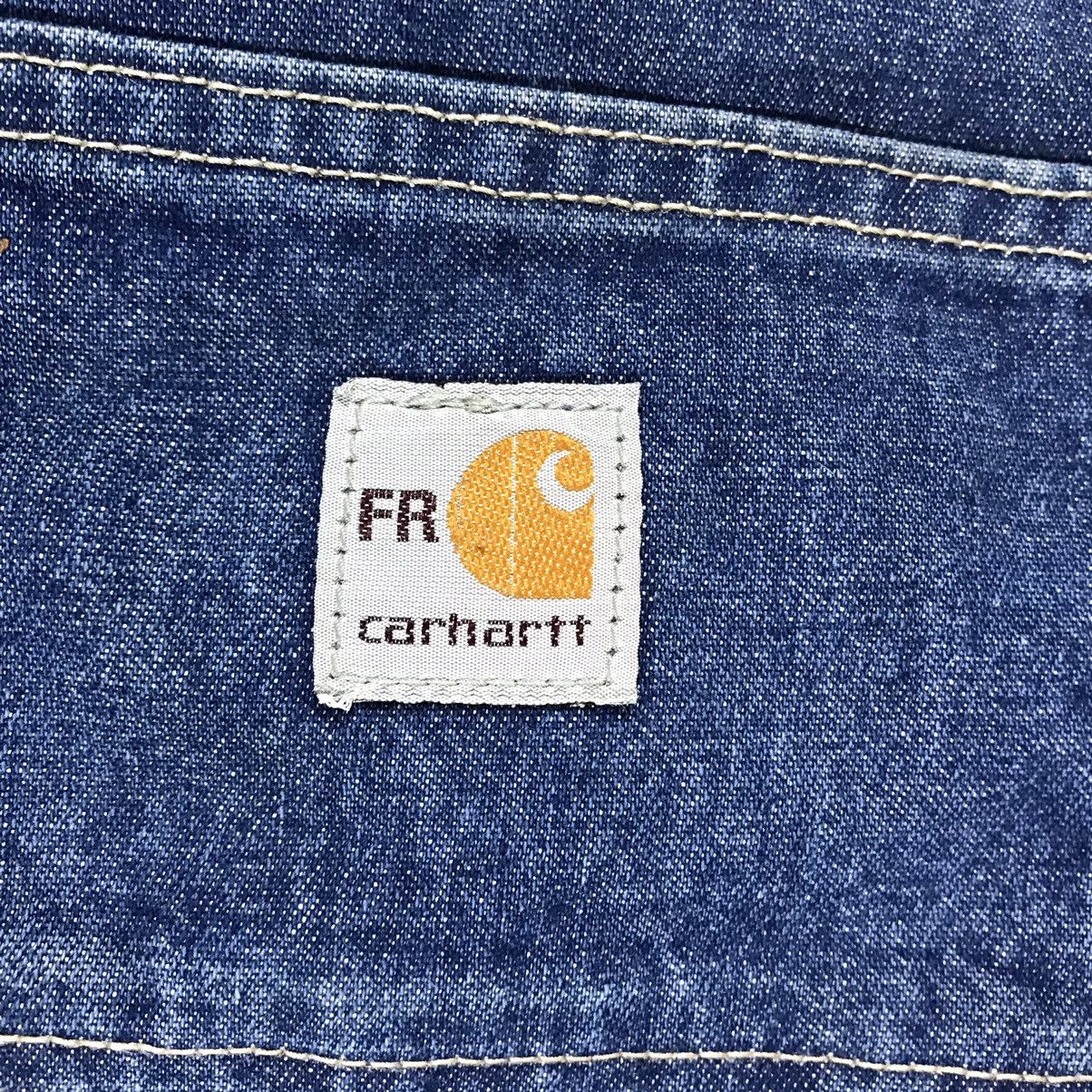 Carhartt × Vintage Vintage Carhartt FR Cat2 Denim Pants Size 38 X 30 Size US 38 / EU 54 - 4 Thumbnail