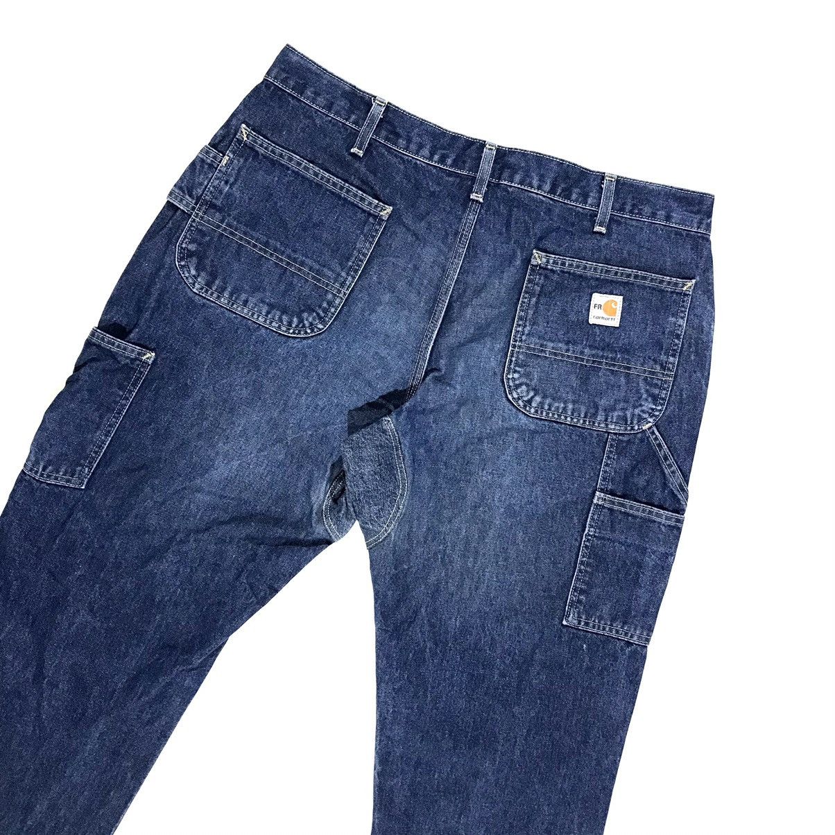 Carhartt × Vintage Vintage Carhartt FR Cat2 Denim Pants Size 38 X 30 Size US 38 / EU 54 - 3 Thumbnail