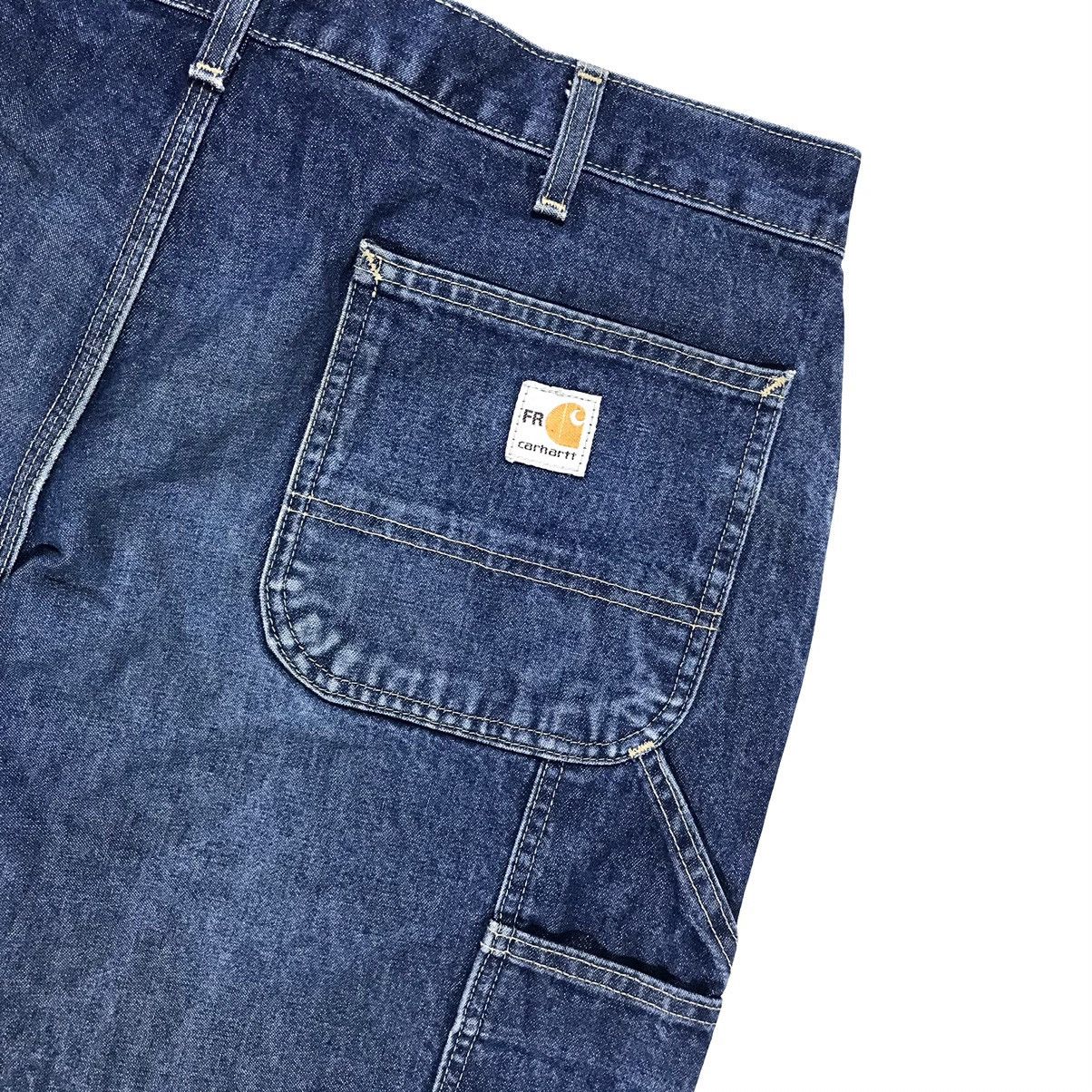 Carhartt × Vintage Vintage Carhartt FR Cat2 Denim Pants Size 38 X 30 Size US 38 / EU 54 - 1 Thumbnail