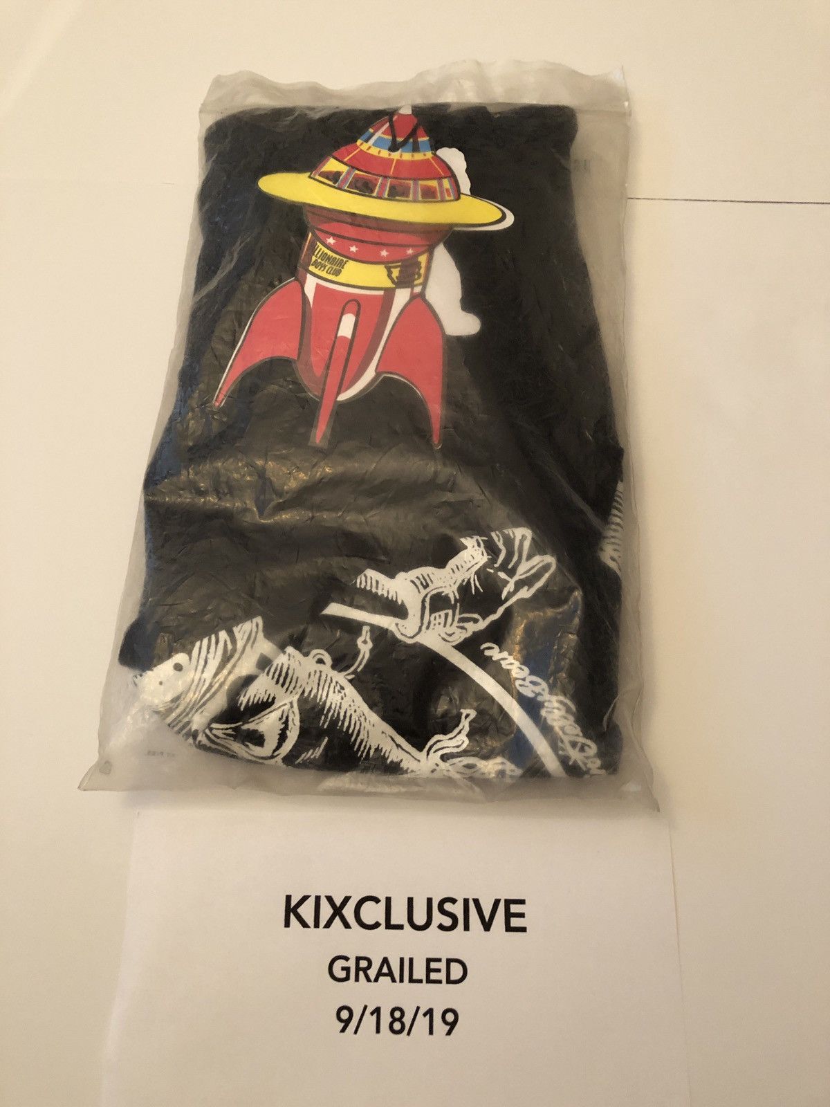 Billionaire Boys Club BBC Ice cream rockin jelly bean rocket girl tee black XL NEW Size US XL / EU 56 / 4 - 5 Thumbnail
