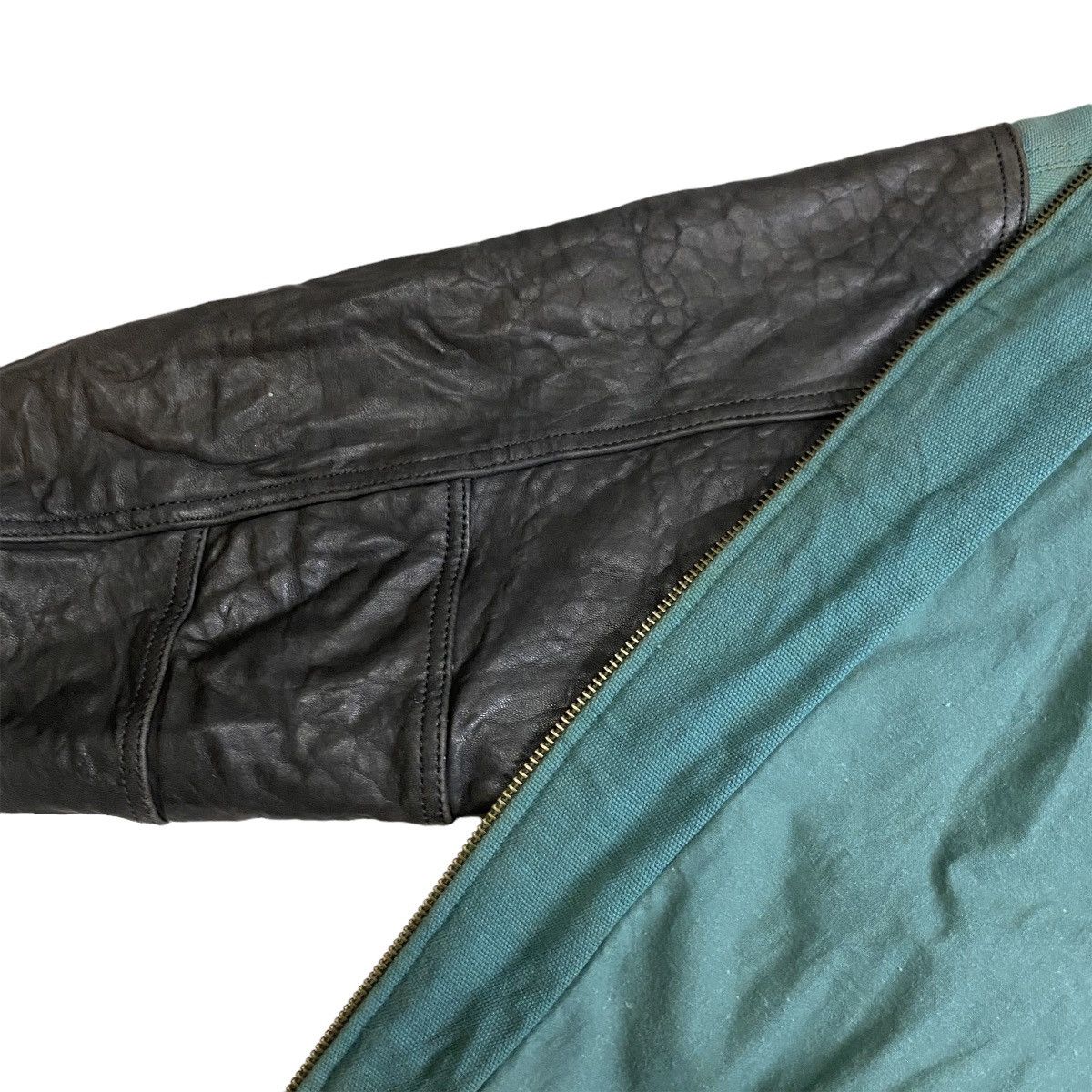 Boycott Boycott vintage 80s sleeve leather bomber jacket Size US L / EU 52-54 / 3 - 8 Thumbnail