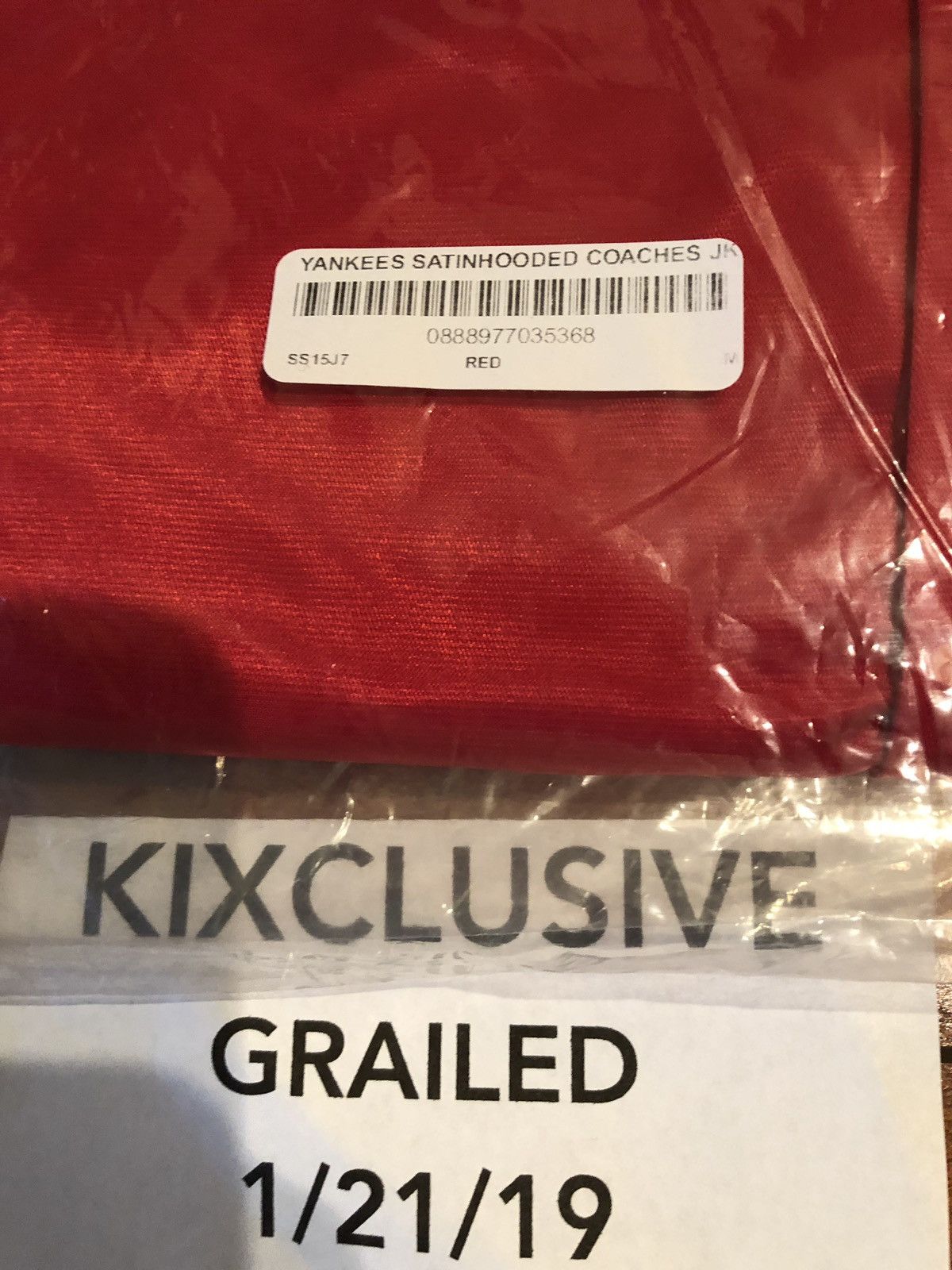 Supreme New Red Coaches Jacket Size US M / EU 48-50 / 2 - 4 Thumbnail