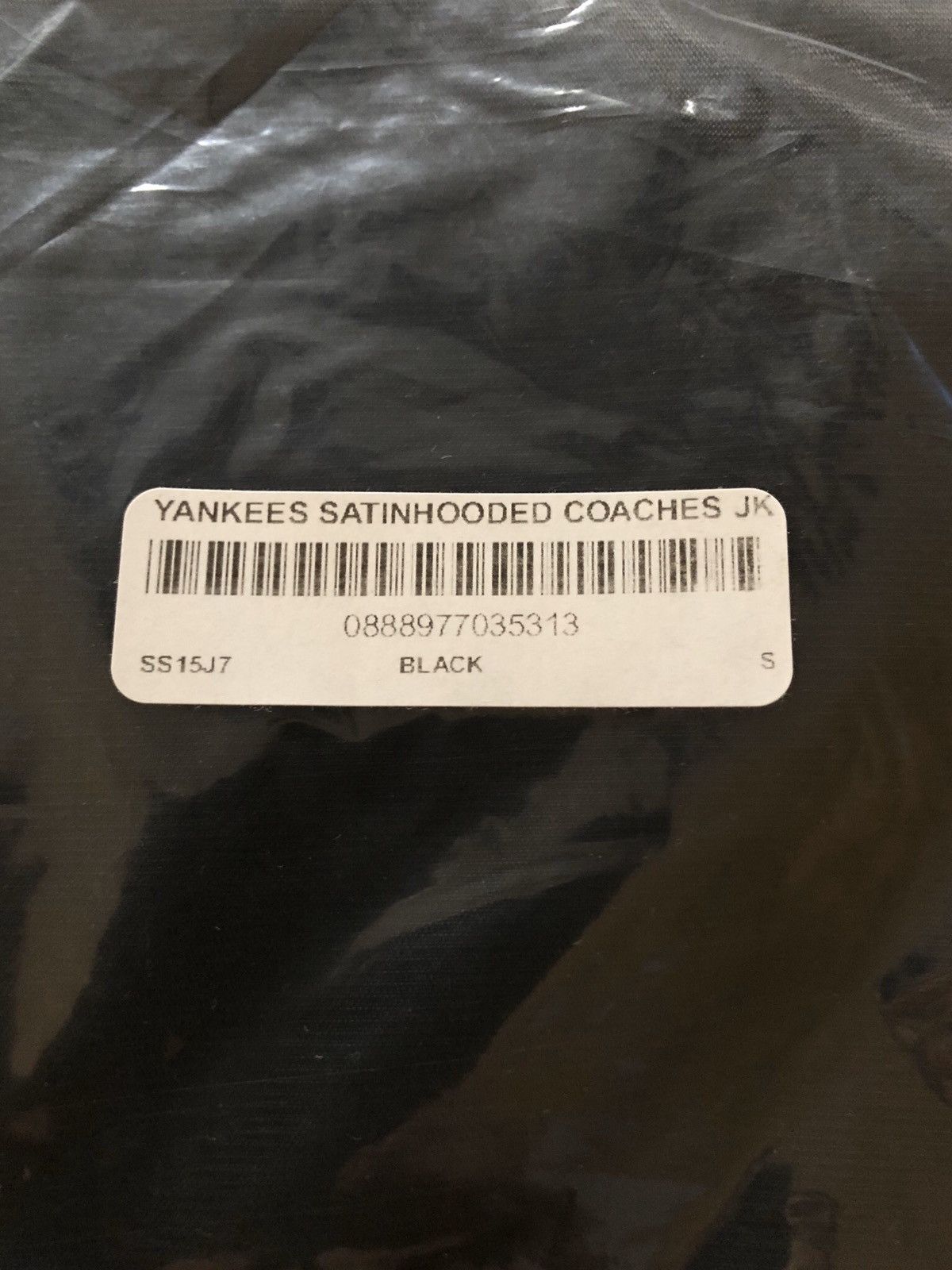 Supreme Supreme Yankees Coaches Jacket Black S NEW Size US S / EU 44-46 / 1 - 2 Thumbnail