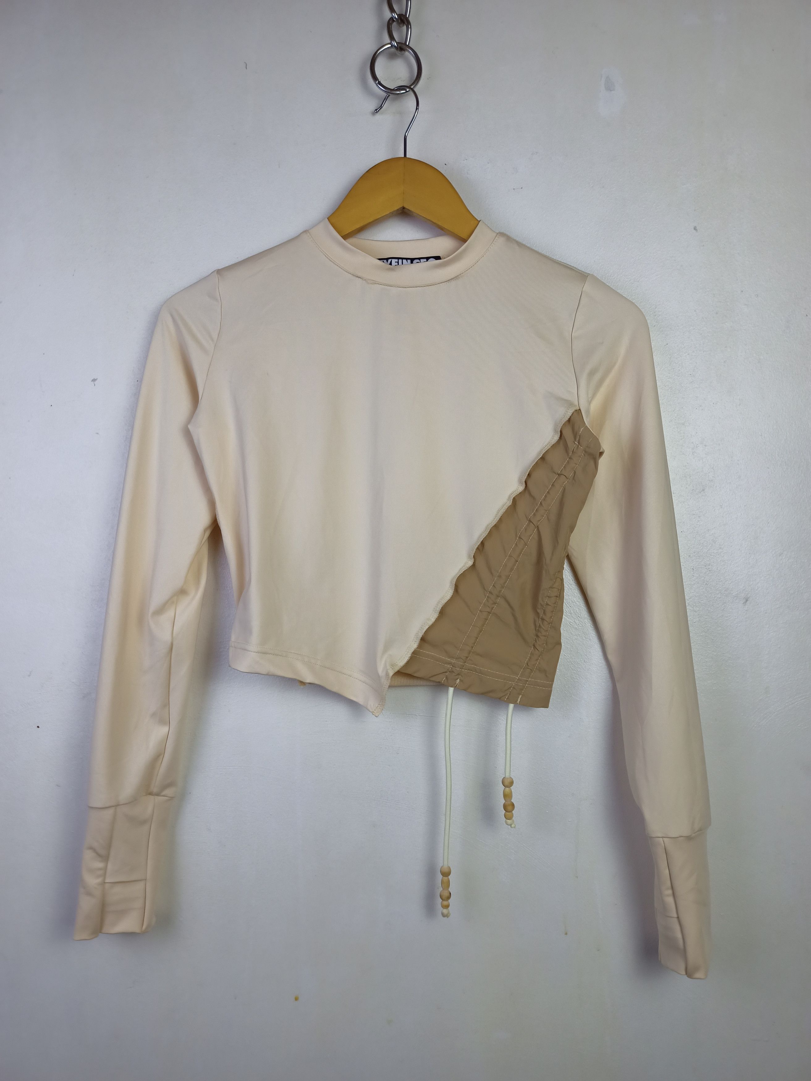 Hyein Seo HYEIN SEO TWISTED LONGSLEEVE CROPPED SHIRT Size L / US 10 / IT 46 - 3 Thumbnail