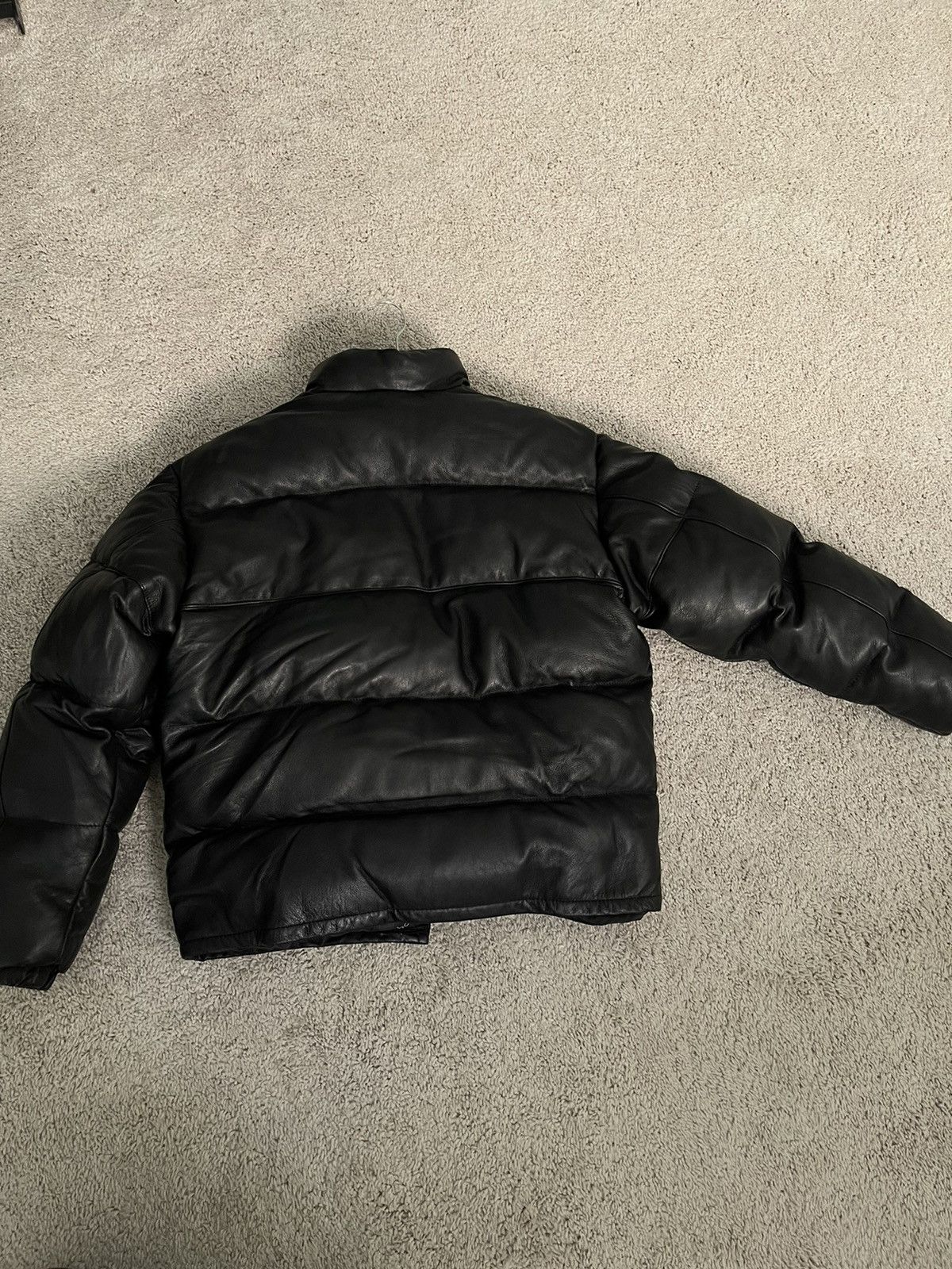 Schott Schott NYC leather puffer jacket black Size US L / EU 52-54 / 3 - 5 Thumbnail