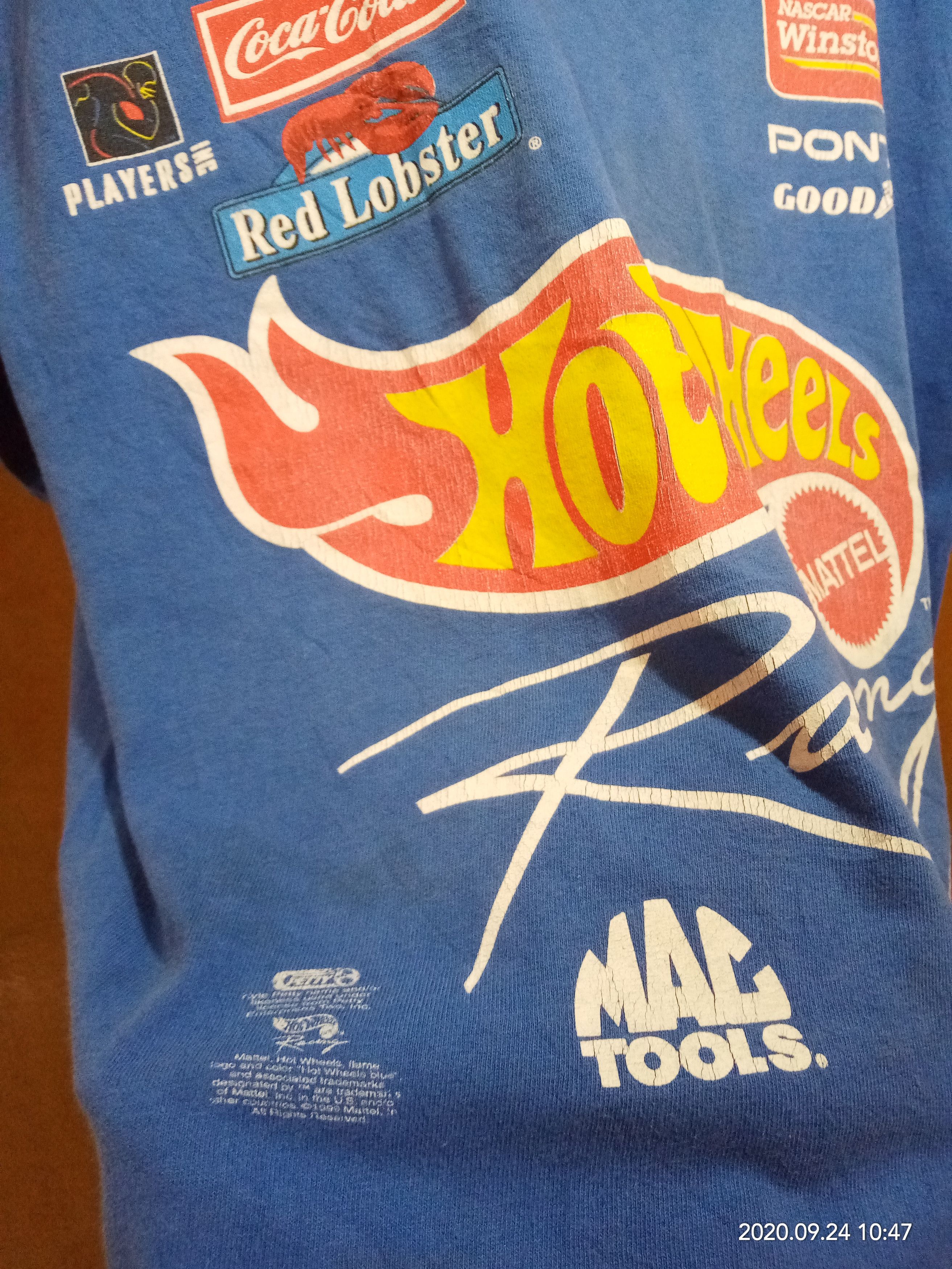 Vintage Vintage 90s Super Rare Hotwheels Collab Sponsor Racingteam Size US M / EU 48-50 / 2 - 8 Thumbnail