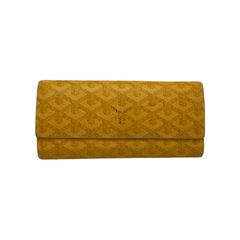 Goyard wallet purse Yellow Leather ref.475689 - Joli Closet