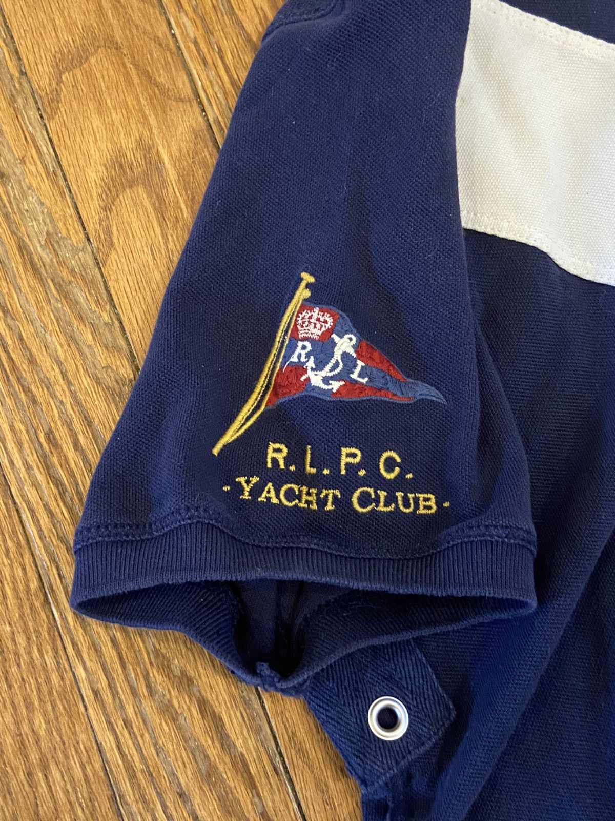 Vintage Polo Ralph Lauren Yacht Club Polo Size US XXL / EU 58 / 5 - 3 Thumbnail