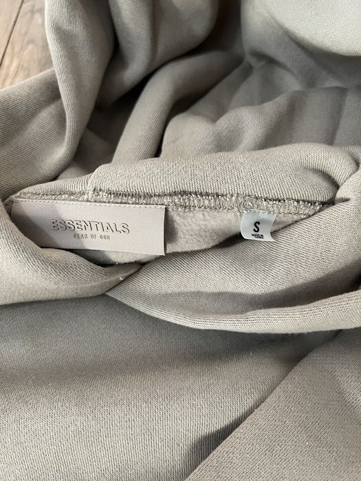 Fear of God Essentials Hoodie Smoke