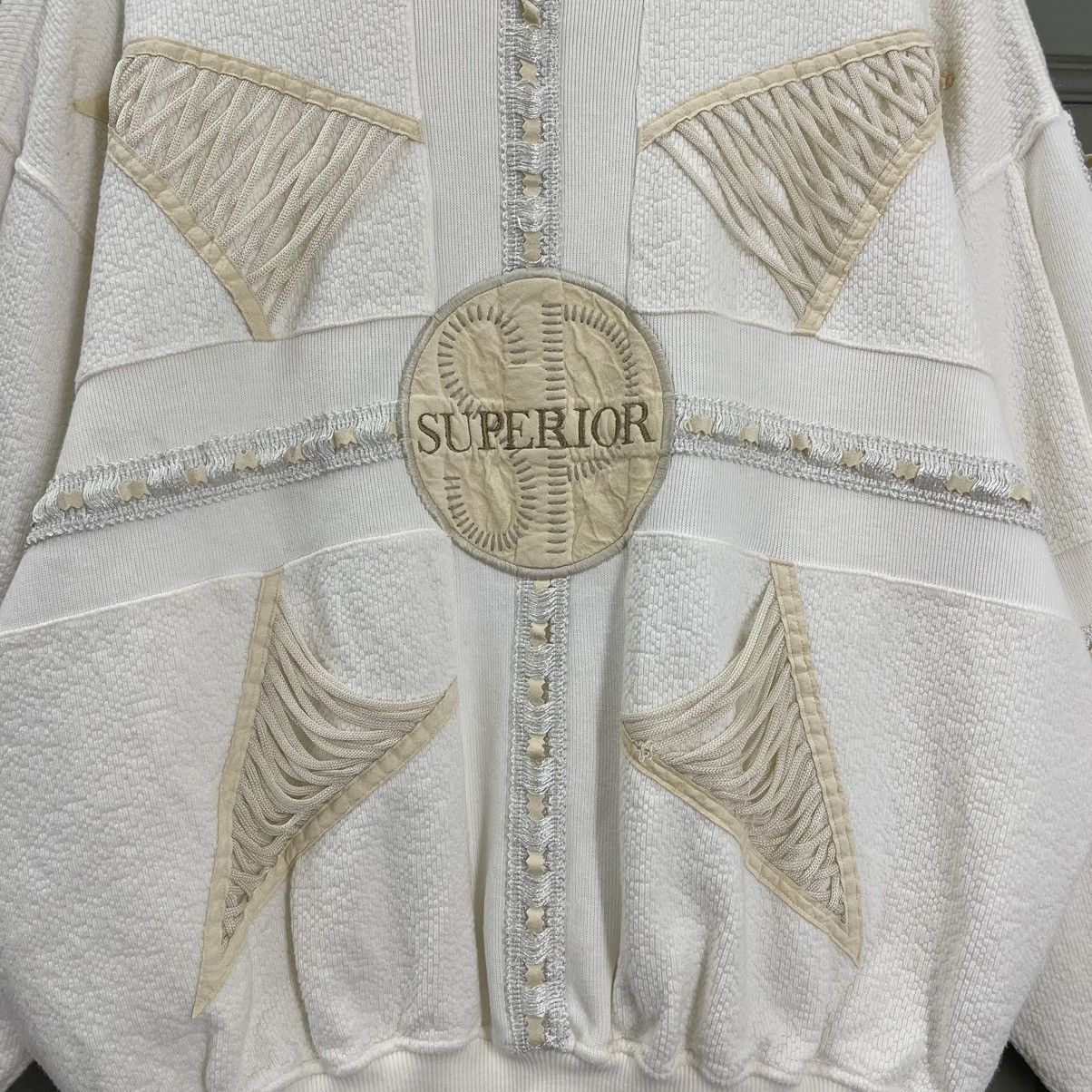 Japanese Brand RARE💥90’s Superior Designer Crewneck Sweatshirt Size M Size US M / EU 48-50 / 2 - 6 Thumbnail