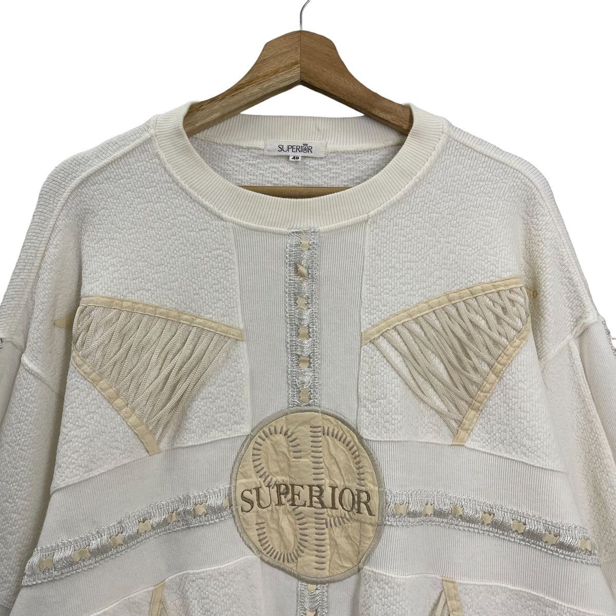 Japanese Brand RARE💥90’s Superior Designer Crewneck Sweatshirt Size M Size US M / EU 48-50 / 2 - 4 Thumbnail