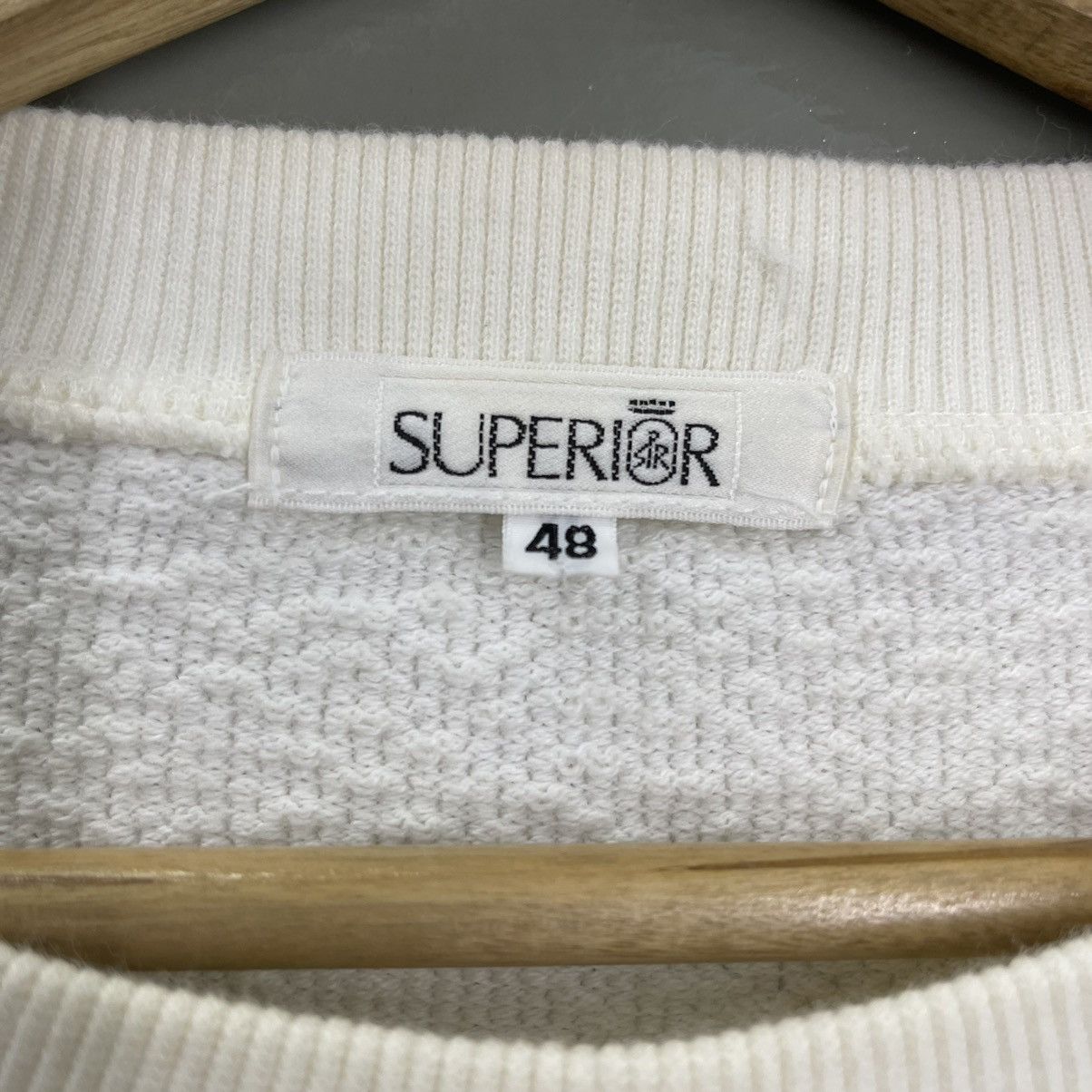 Japanese Brand RARE💥90’s Superior Designer Crewneck Sweatshirt Size M Size US M / EU 48-50 / 2 - 8 Thumbnail