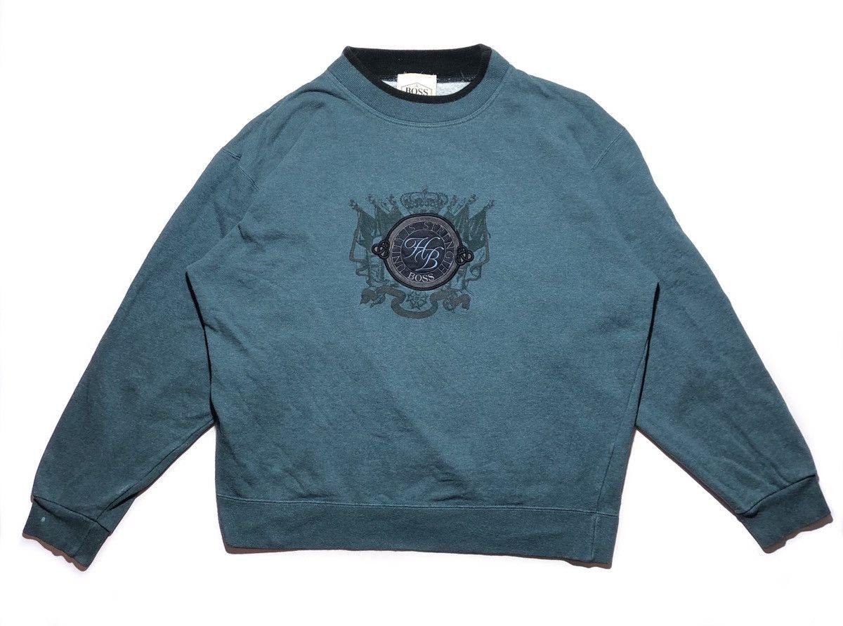 Hugo Boss Hugo Boss Vintage Sweatshirt Size US L / EU 52-54 / 3 - 1 Thumbnail