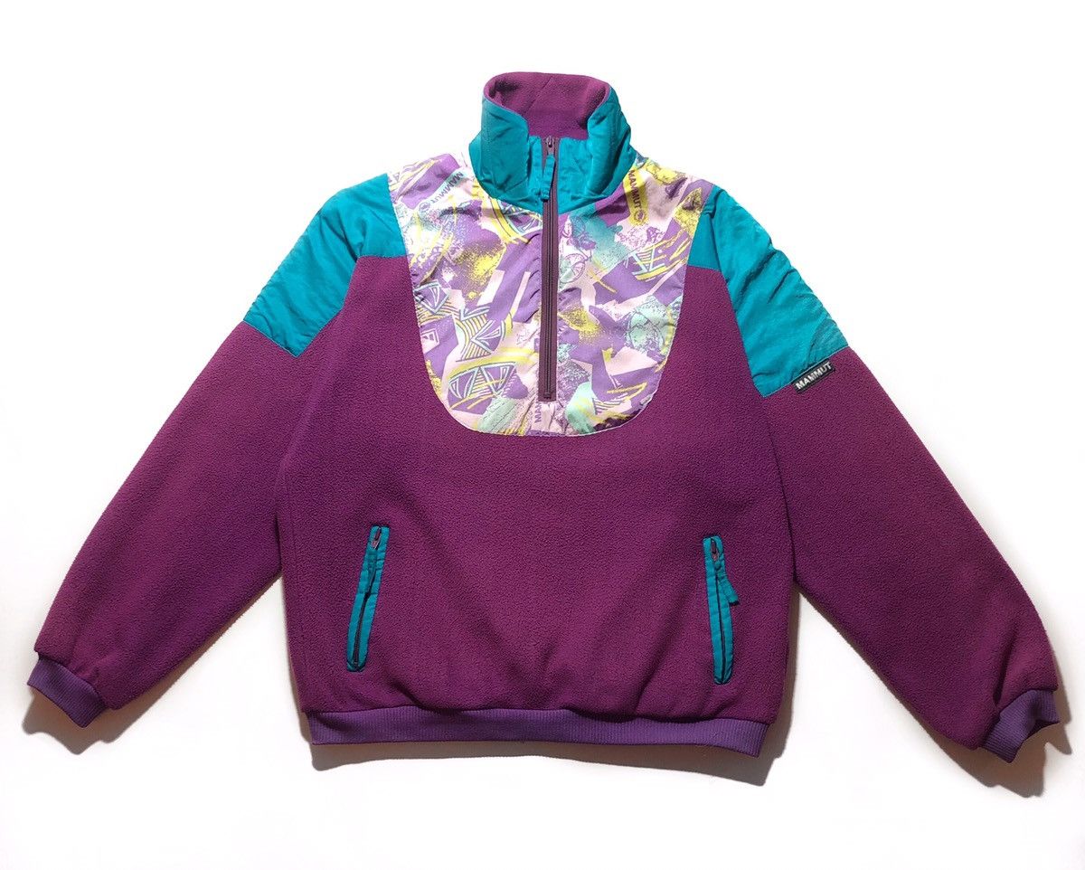 Vintage Vintage 90s Mammut Zipper Fleece Sweatshirt Size US S / EU 44-46 / 1 - 1 Thumbnail