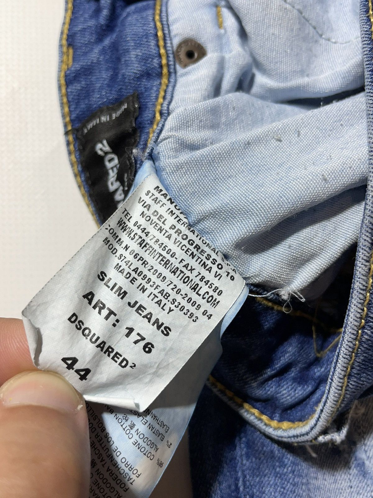 Dsquared2 Dsquared2 Slim Jeans Size US 30 / EU 46 - 18 Thumbnail