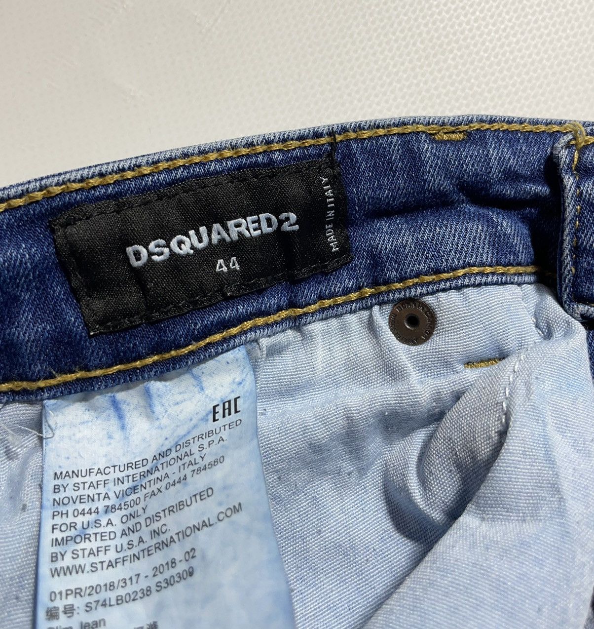 Dsquared2 Dsquared2 Slim Jeans Size US 30 / EU 46 - 15 Thumbnail