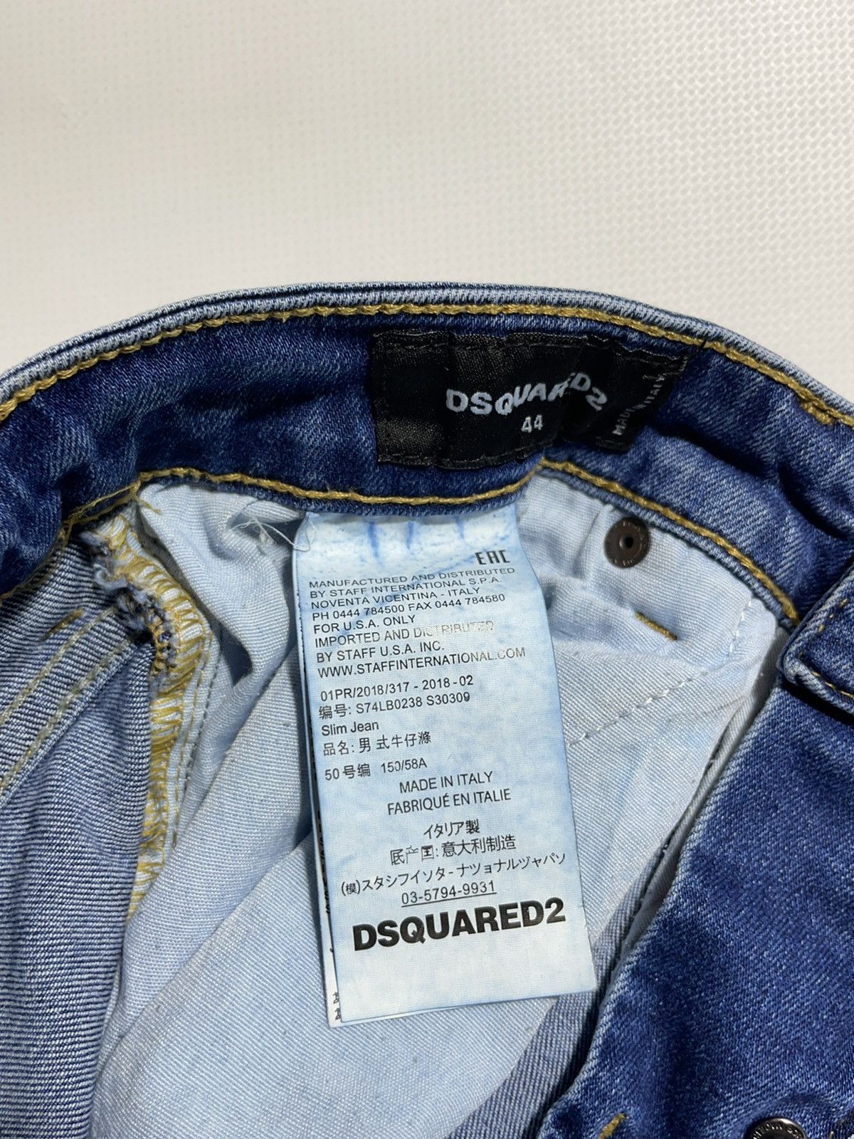 Dsquared2 Dsquared2 Slim Jeans Size US 30 / EU 46 - 16 Thumbnail