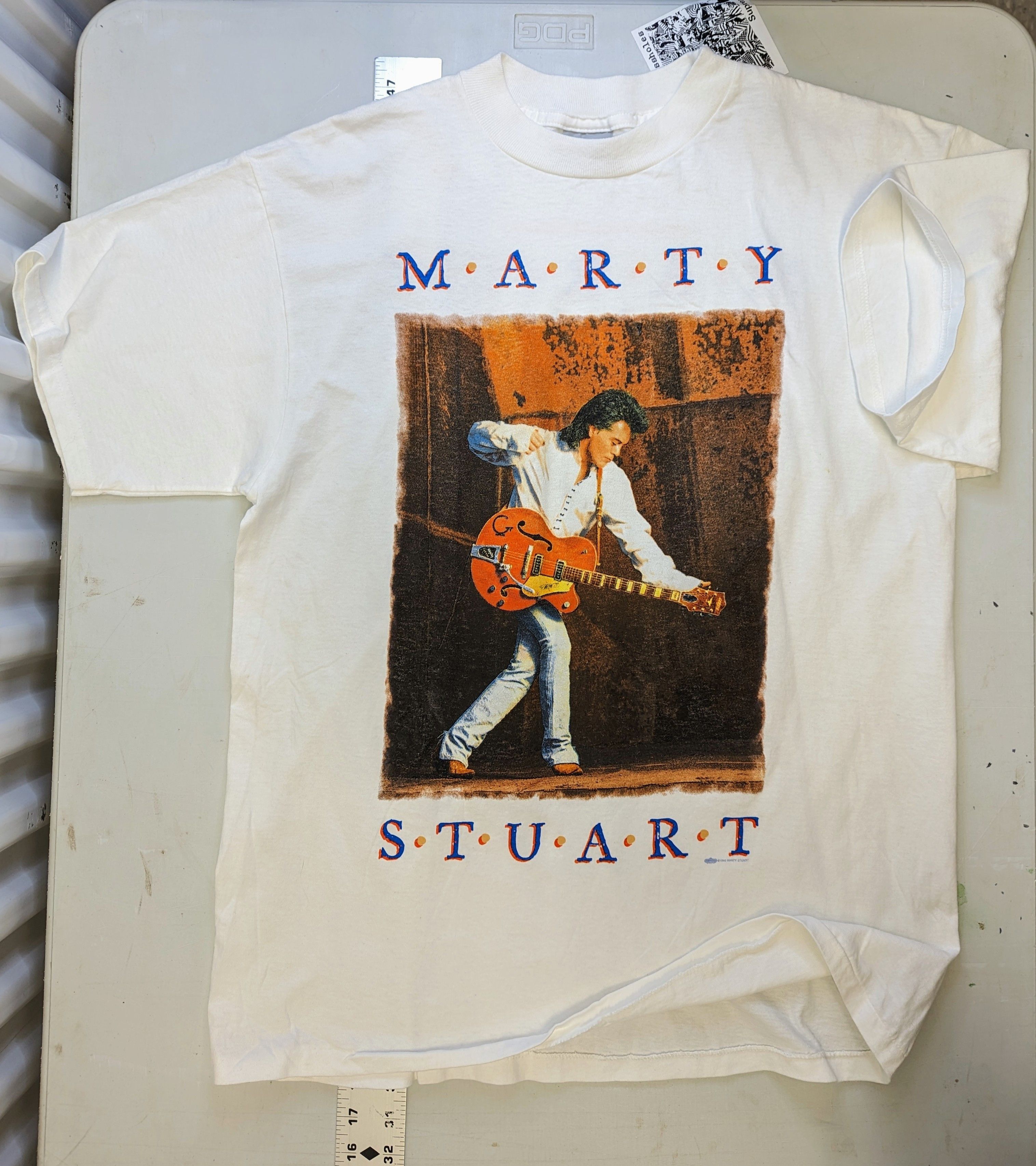 Vintage vintage 90s marty stuart tour single stitched t shirt grailed