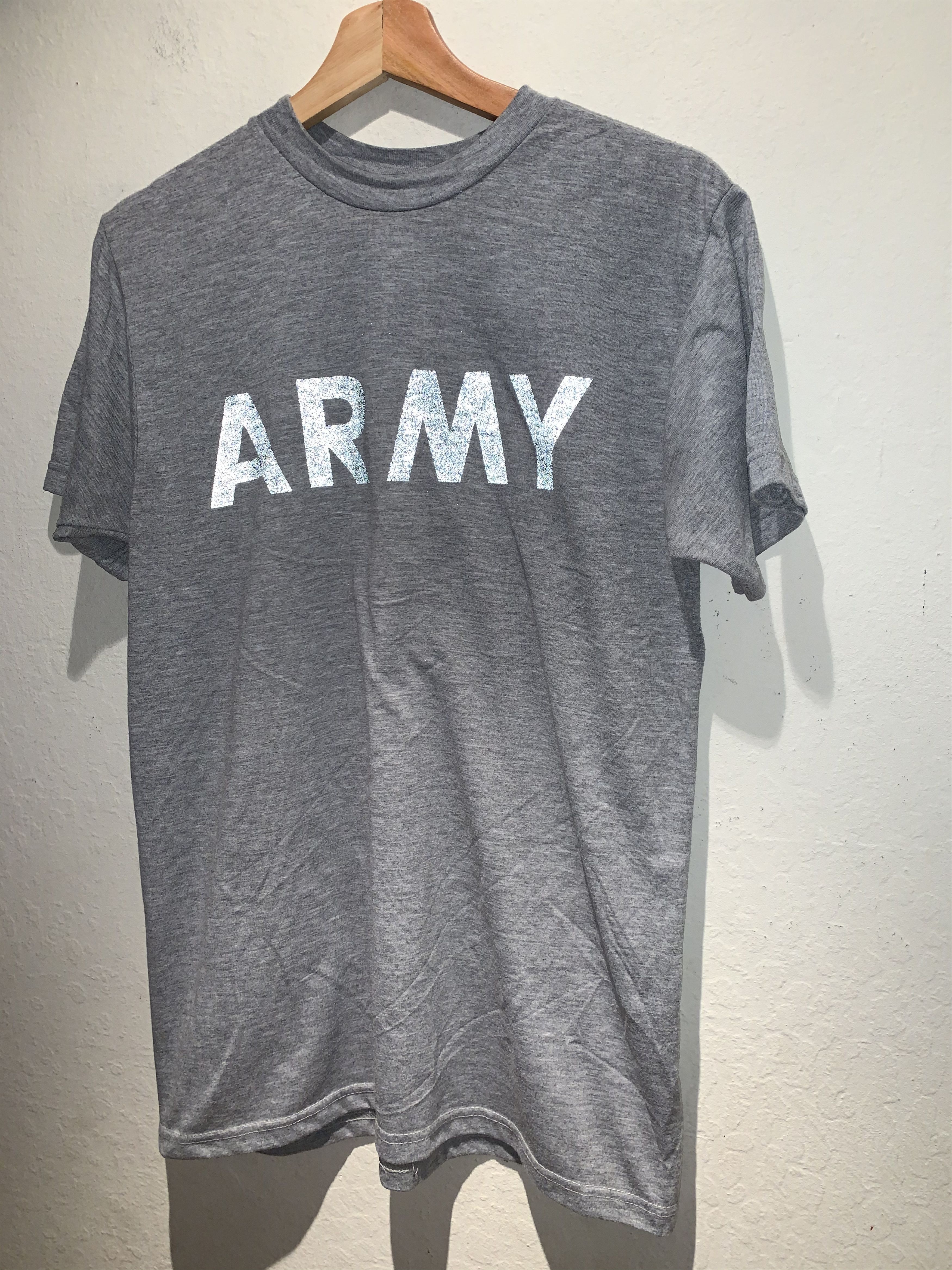 Vintage *RARE* US Army 3M Reflective T-Shirt - Small Size US S / EU 44-46 / 1 - 4 Thumbnail