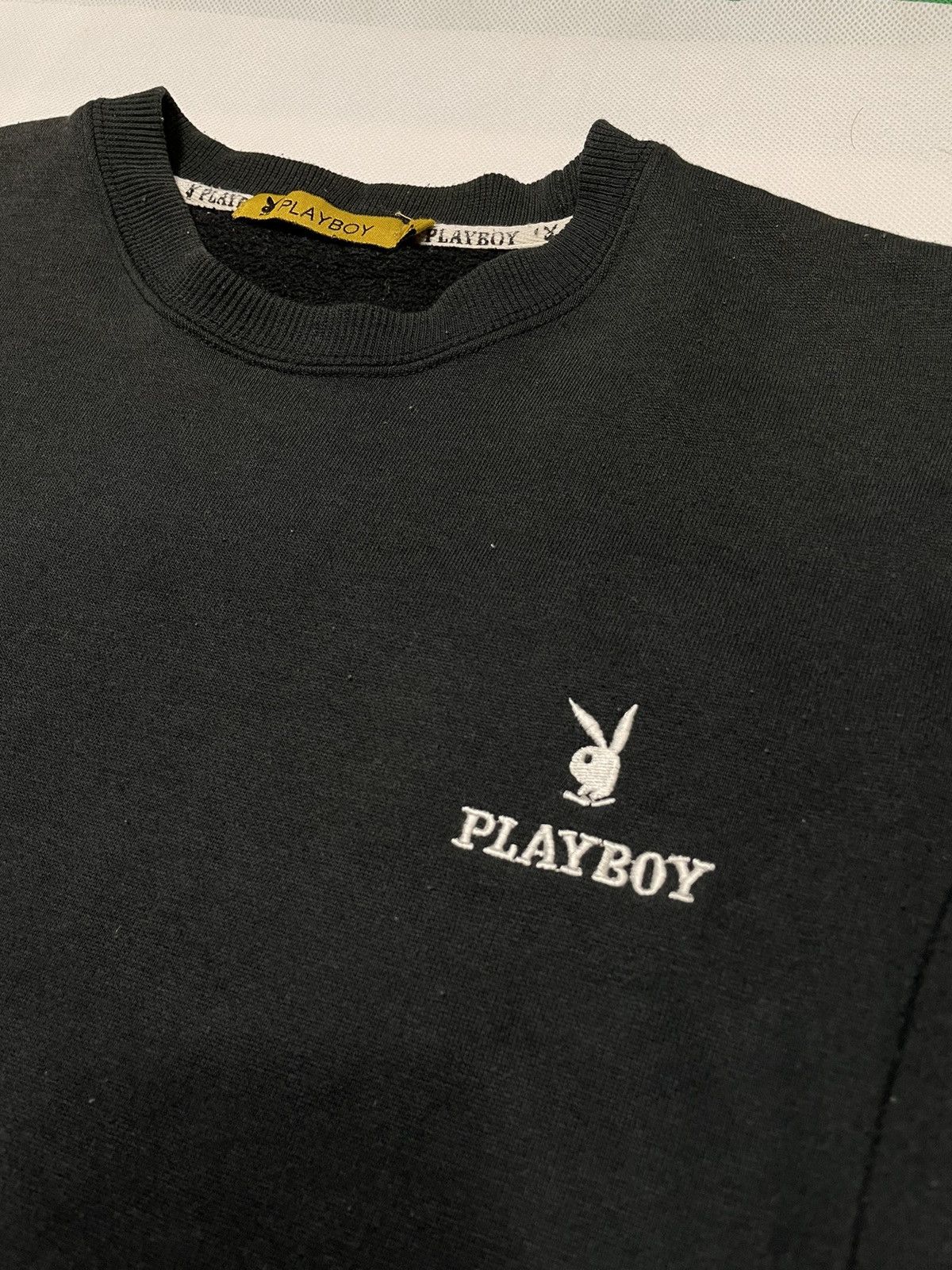 Playboy × Vintage Vintage playboy Sweatshirt 90s jumper big logo sleeve Size US M / EU 48-50 / 2 - 5 Thumbnail