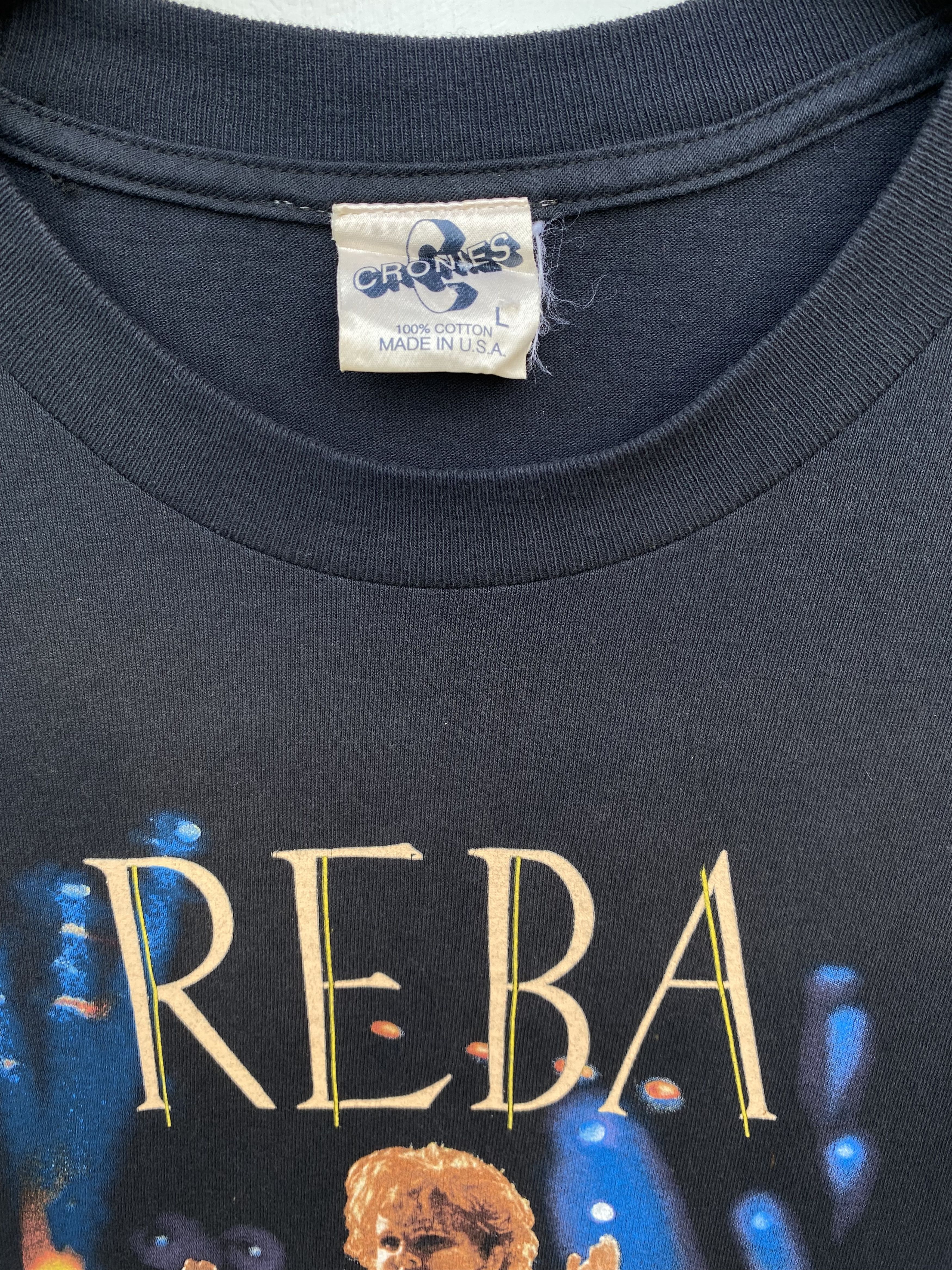 Band Tees VINTAGE 90s REBA country singer / songwriter tee shirt Size US L / EU 52-54 / 3 - 3 Thumbnail