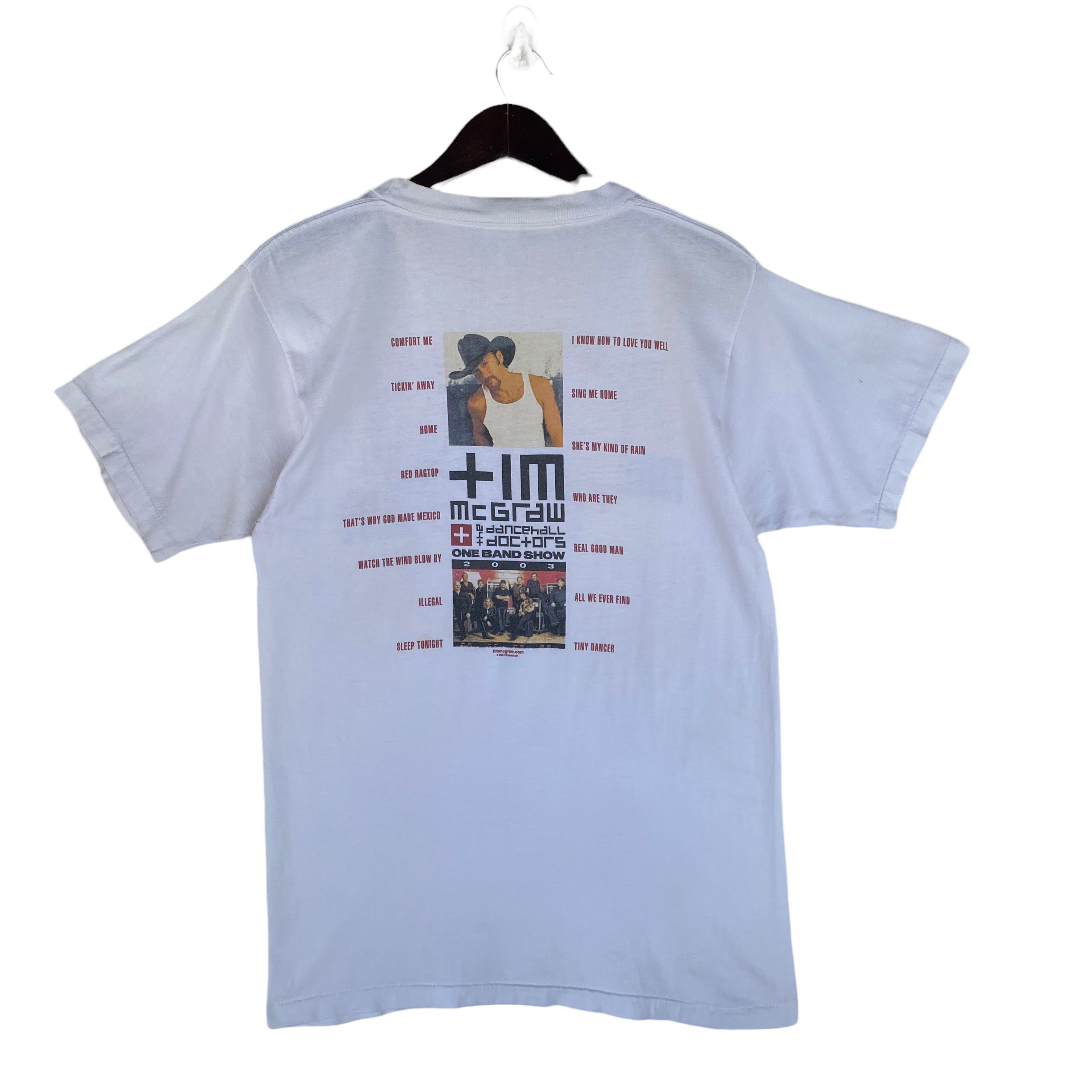 Band Tees × Vintage VINTAGE TIM MCGRAW country solo singer tour 2003 tee shirt Size US M / EU 48-50 / 2 - 2 Thumbnail