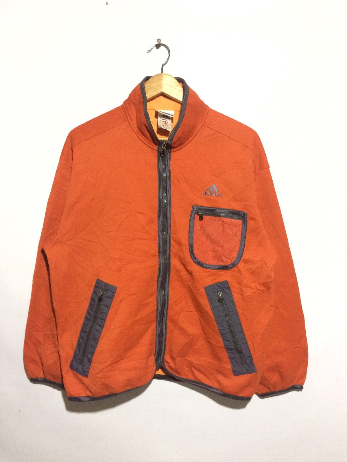 Rare Design !!! ADIDAS Small Logo Multicolour Jacket