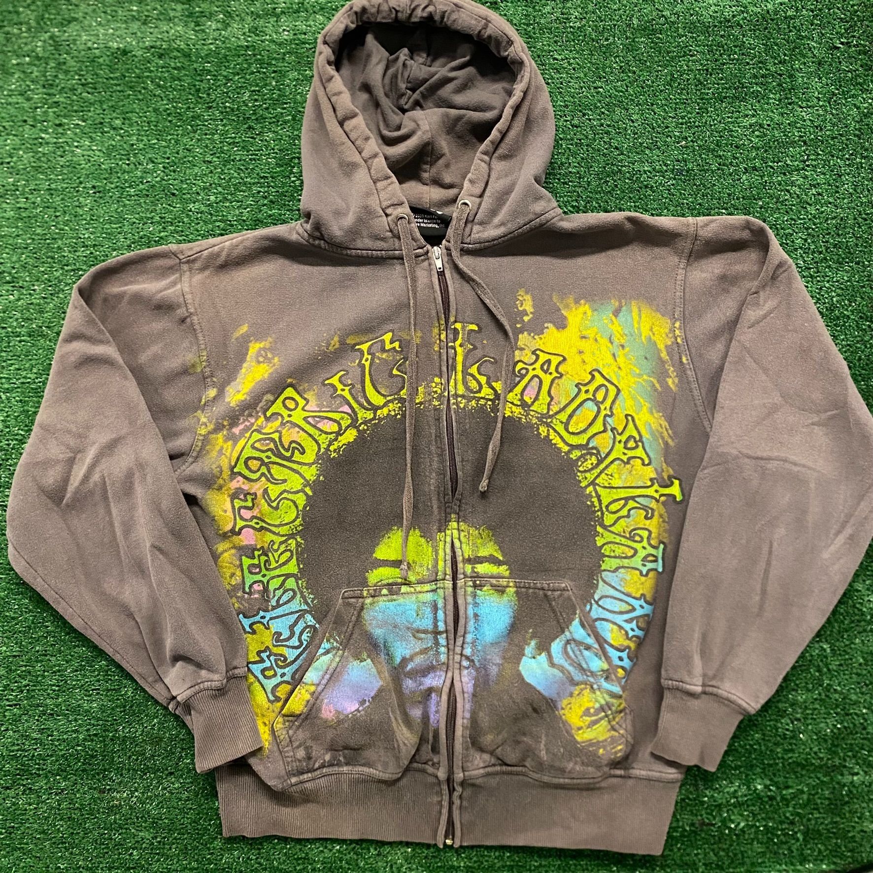 Official Jimi Hendrix Afro Speech T-Shirt - Unisex Black Band Logo Tee, Size L, Rock Off Licensed