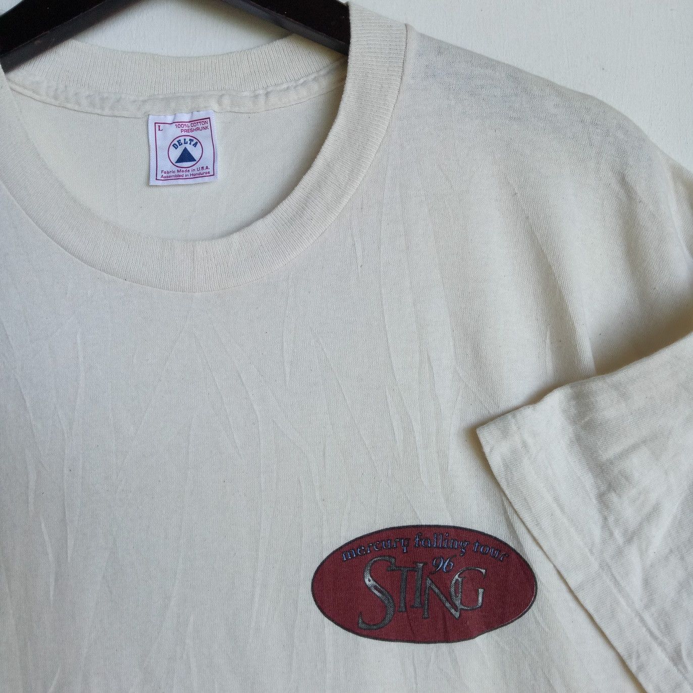 Band Tees 💥VINTAGE 90s STING pop new wave world tour 1996 tee shirt Size US L / EU 52-54 / 3 - 3 Thumbnail