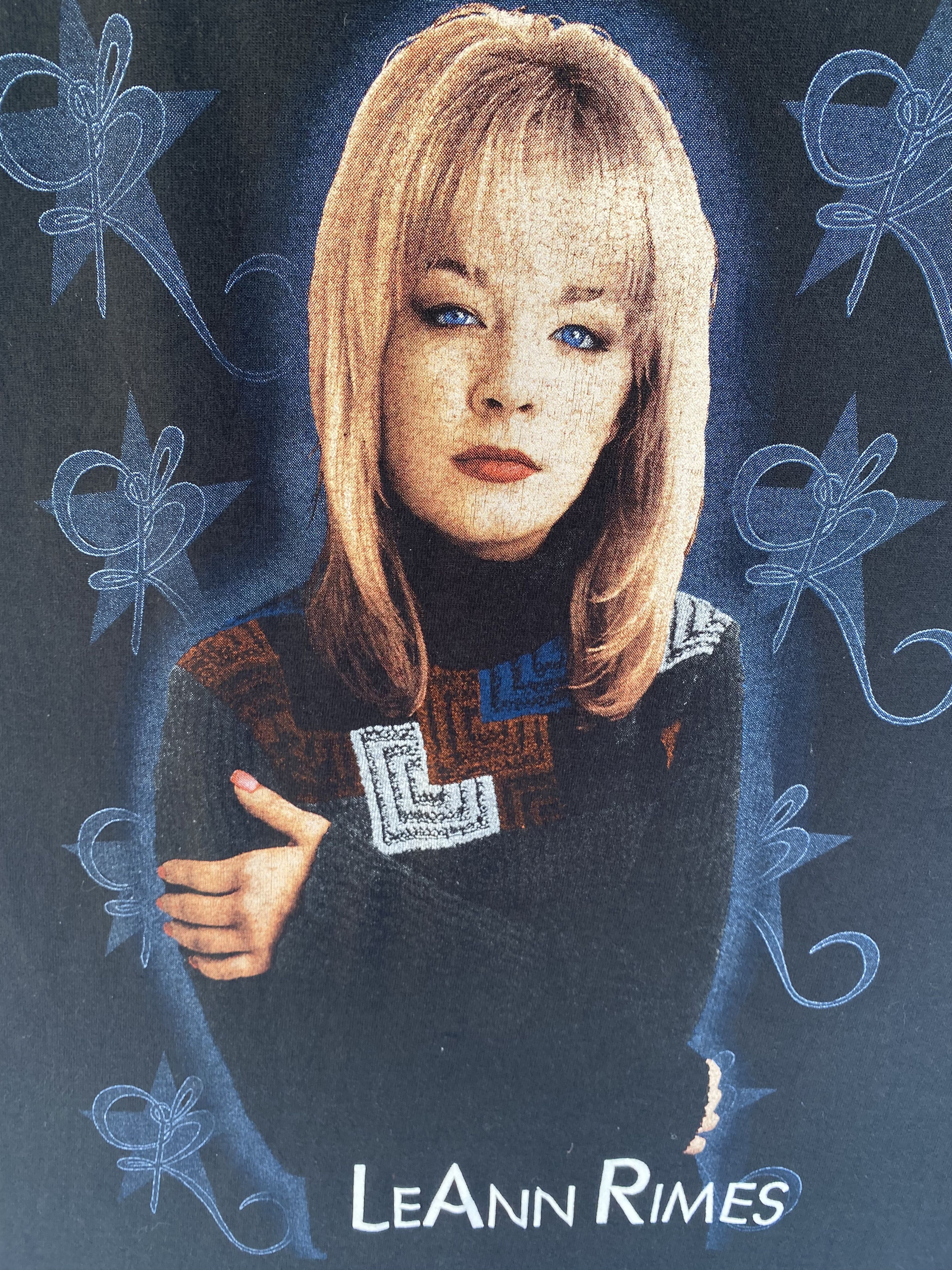 Band Tees VINTAGE 90s LeAnn Rimes Dance Pop Solo singer tee shirt Size US S / EU 44-46 / 1 - 4 Thumbnail