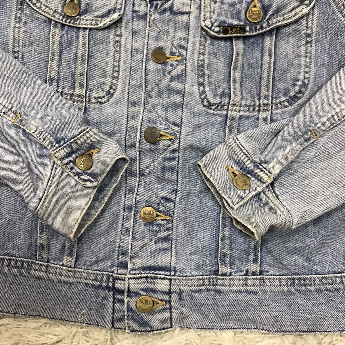 Lee VINTAGE 90s LEE RIDERS DENIM JACKET JEANS Size US XS / EU 42 / 0 - 10 Thumbnail