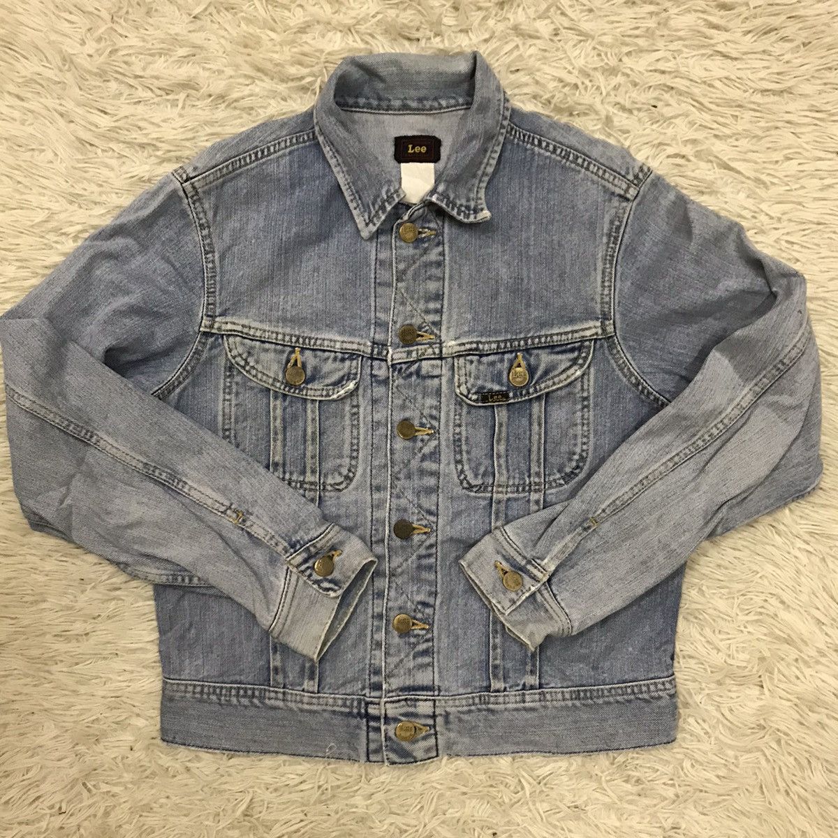 Lee VINTAGE 90s LEE RIDERS DENIM JACKET JEANS Size US XS / EU 42 / 0 - 9 Thumbnail