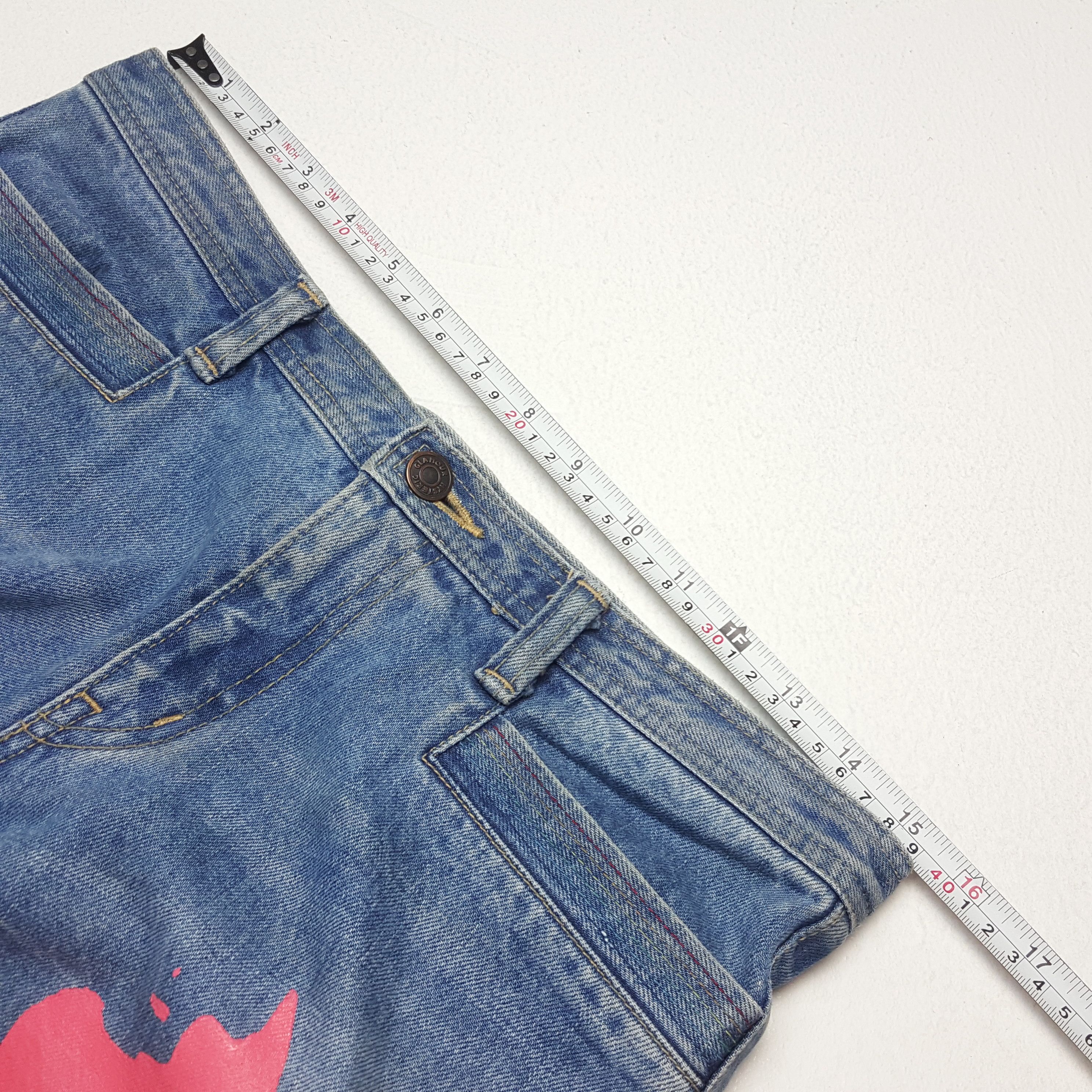 Hysteric Glamour × Japanese Brand × Vintage HYSTERIC GLAMOUR Japanese Brand Custom Art Jeans Pants Size 31" - 7 Thumbnail