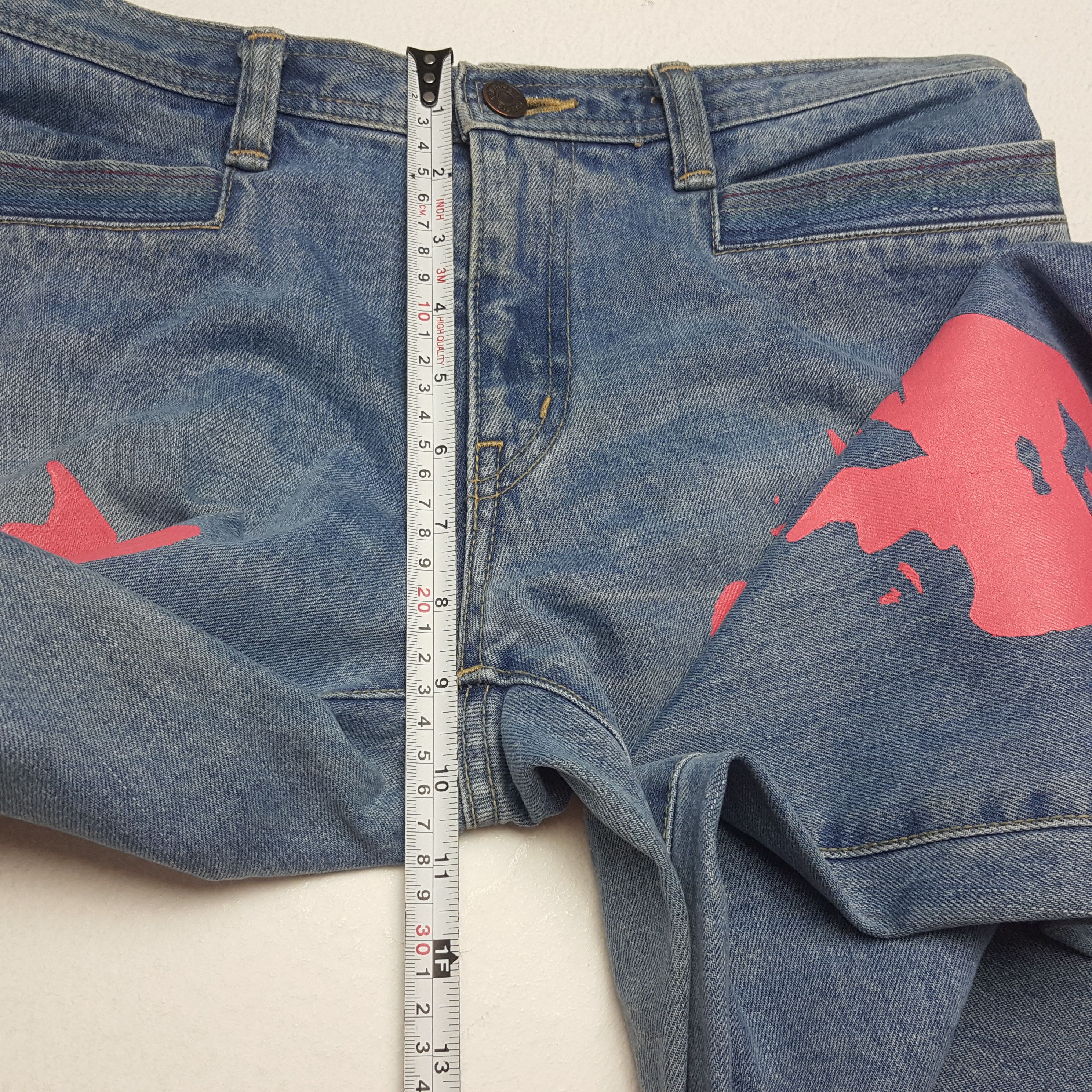 Hysteric Glamour × Japanese Brand × Vintage HYSTERIC GLAMOUR Japanese Brand Custom Art Jeans Pants Size 31" - 8 Thumbnail