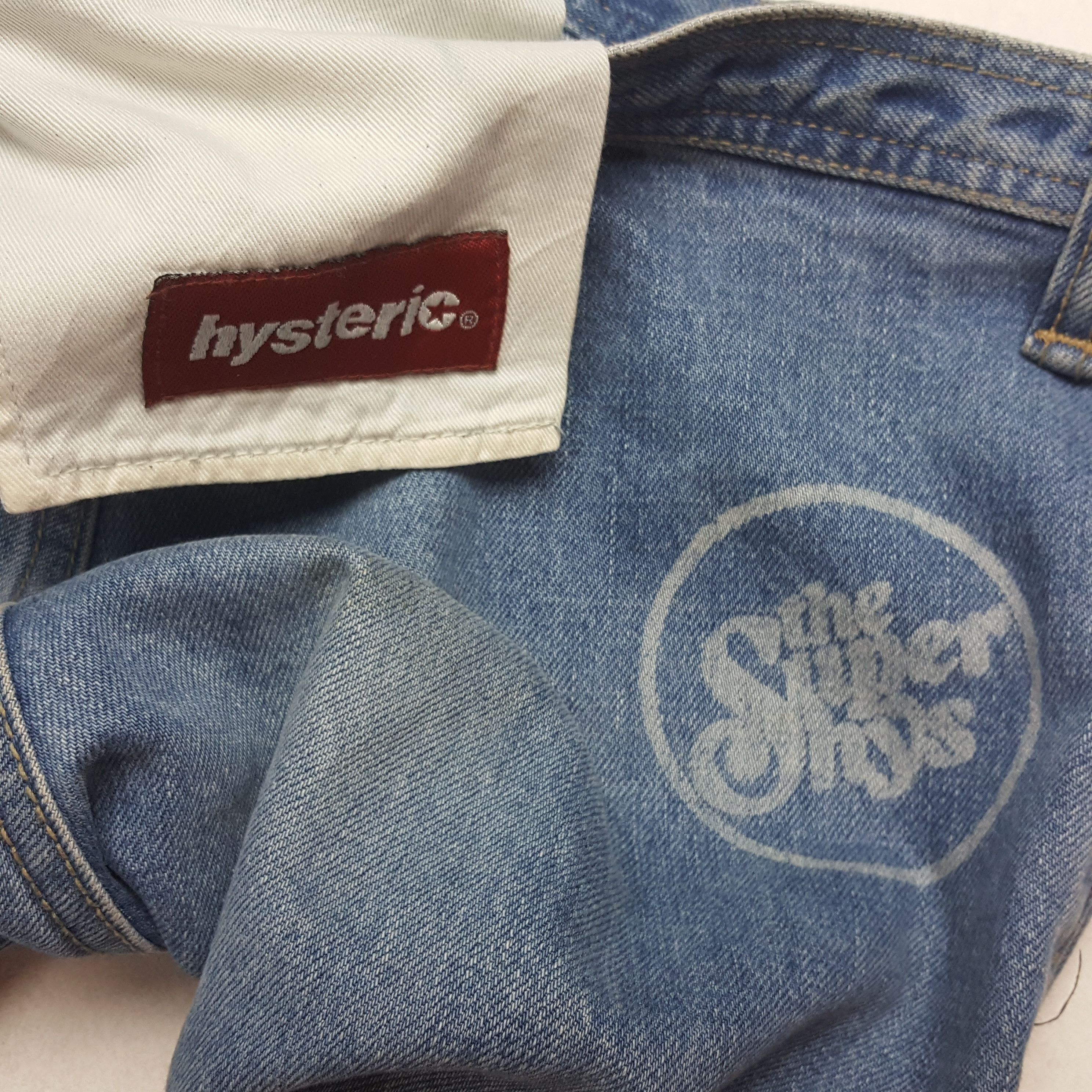 Hysteric Glamour × Japanese Brand × Vintage HYSTERIC GLAMOUR Japanese Brand Custom Art Jeans Pants Size 31" - 14 Thumbnail