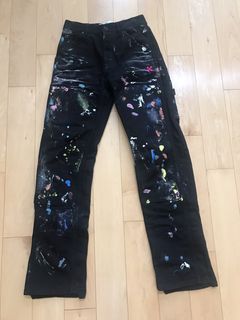 Off-White Virgil Abloh worn painted carpenter pants, Men's Fashion,  Bottoms, Chinos on Carousell