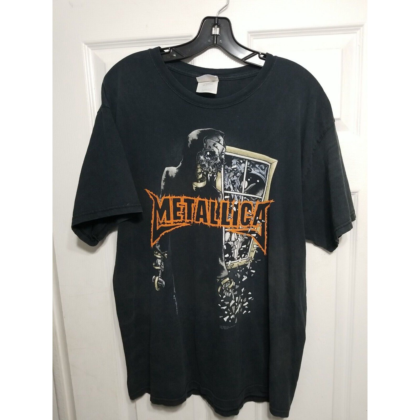 Hanes Metallica Am I Who I Think I Am? 2007 Shirt Size large