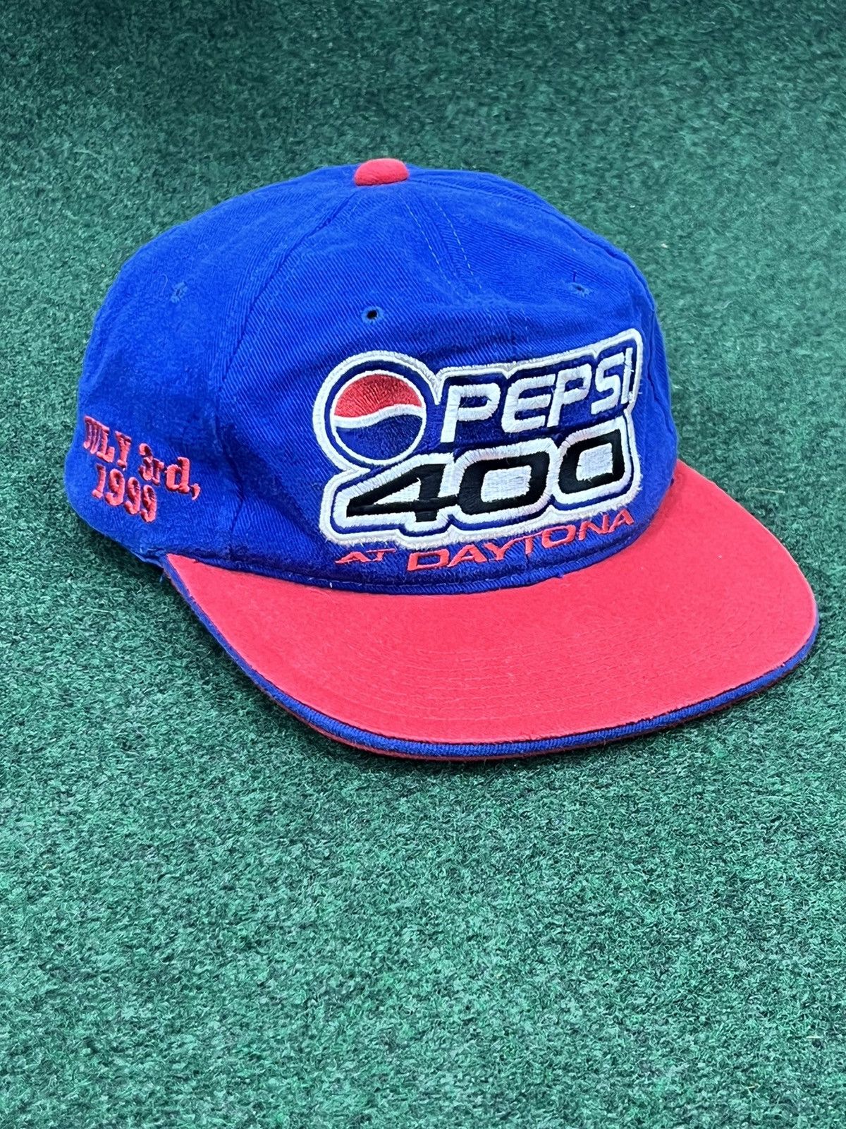 Chase Authentics × NASCAR × Vintage 1999 Pepsi 400 at Daytona Snapback ...