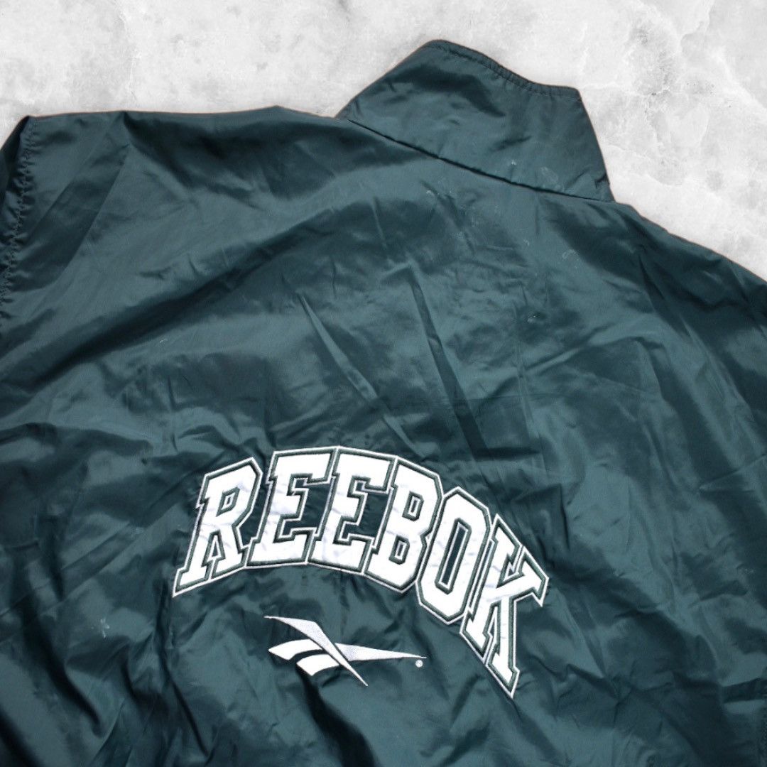 Reebok × Vintage Vintage 90s Reebok Fullzip Windbreaker Jacket (L) Size US L / EU 52-54 / 3 - 3 Thumbnail